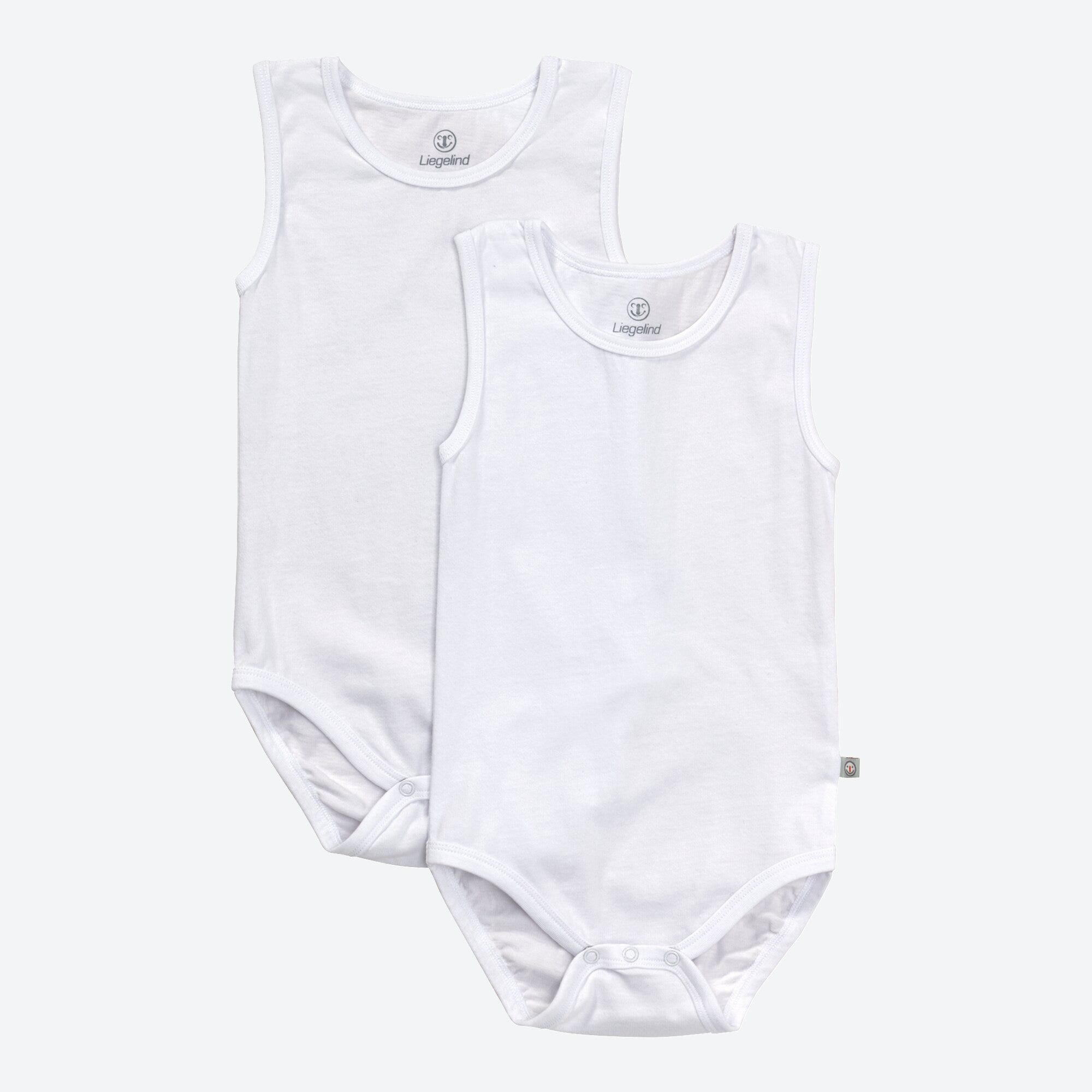 Baby-Body ohne Arm, 2er-Pack