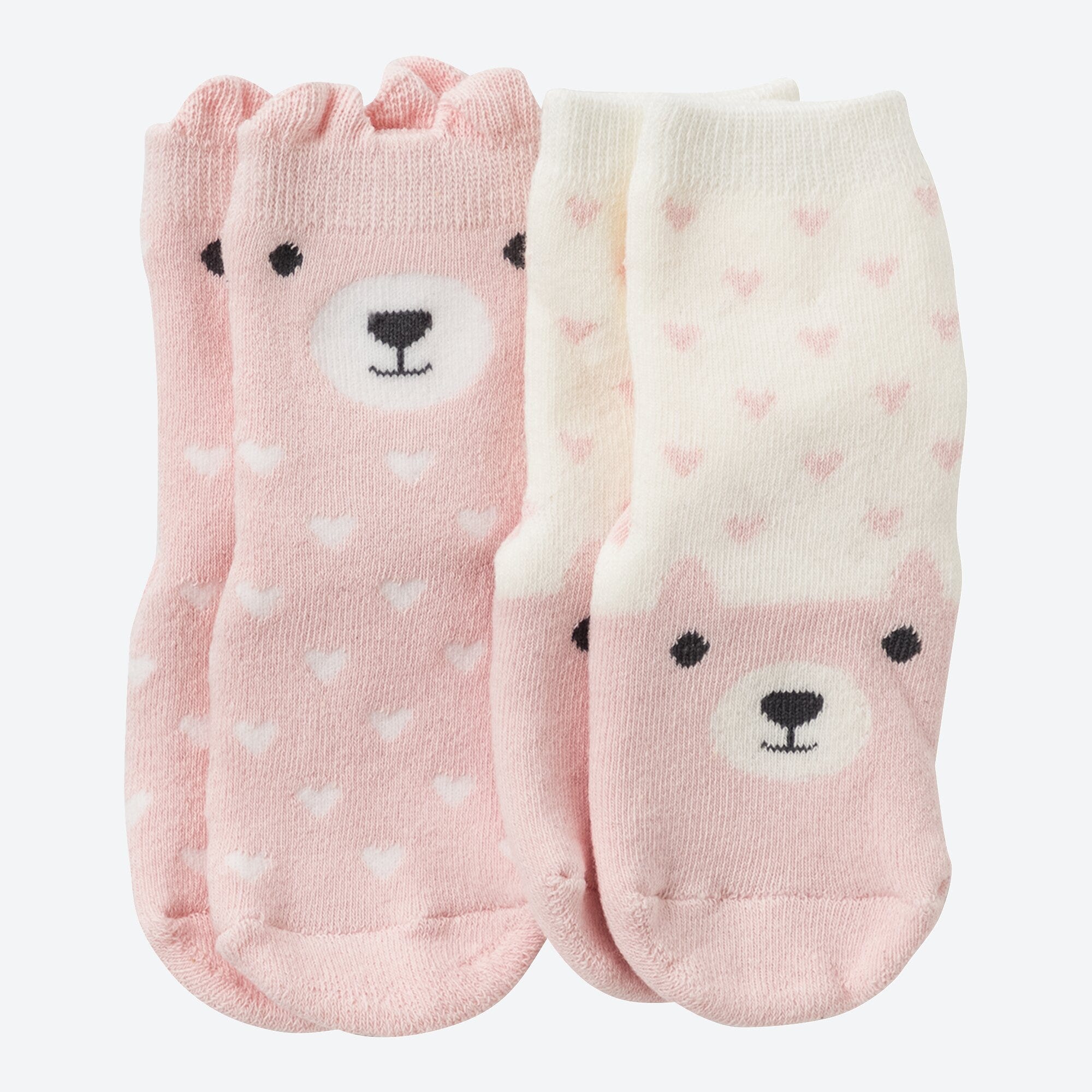 Mädchen-ABS-Socken, 2er Pack