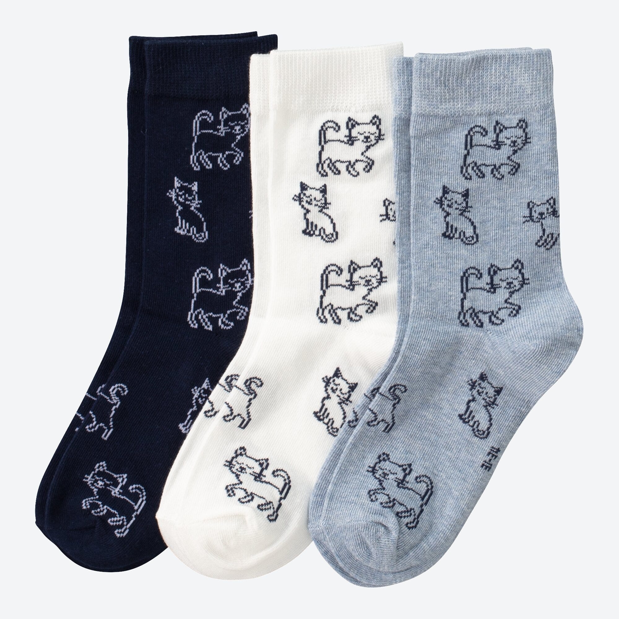 Kinder-Mädchen-Socken, 3er-Pack