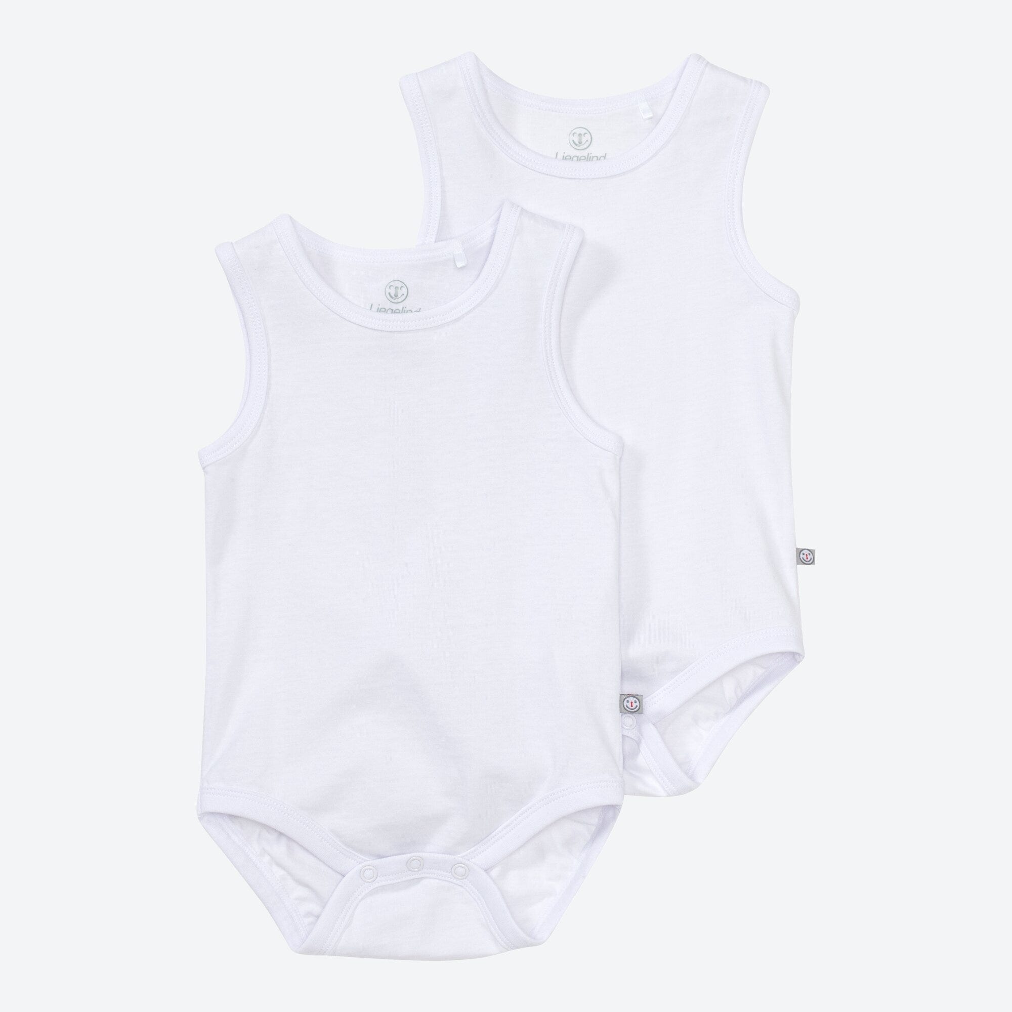 Baby-Body ohne Arm, 2er-Pack