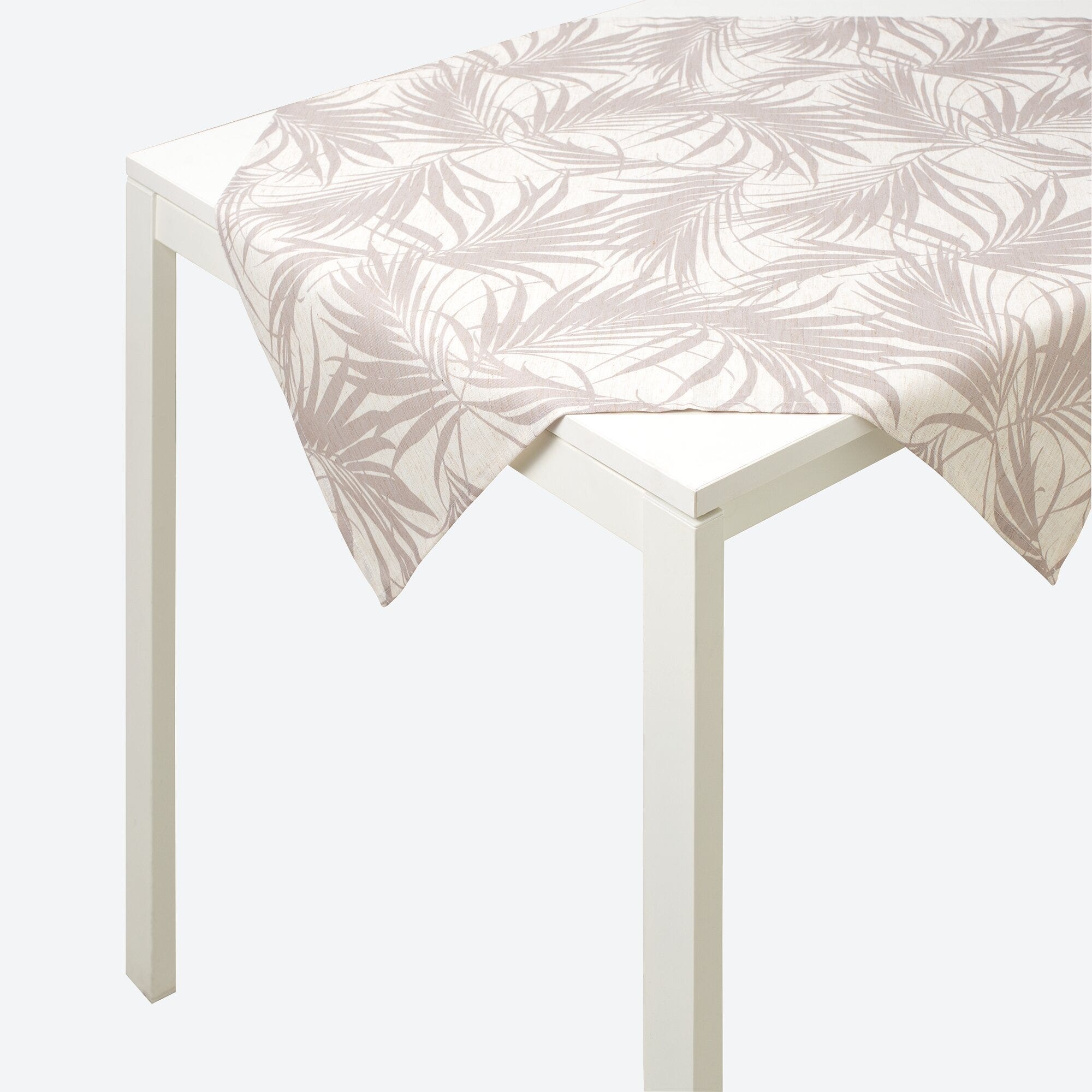 Mitteldecke mit Palmblatt-Design, ca. 80x80cm