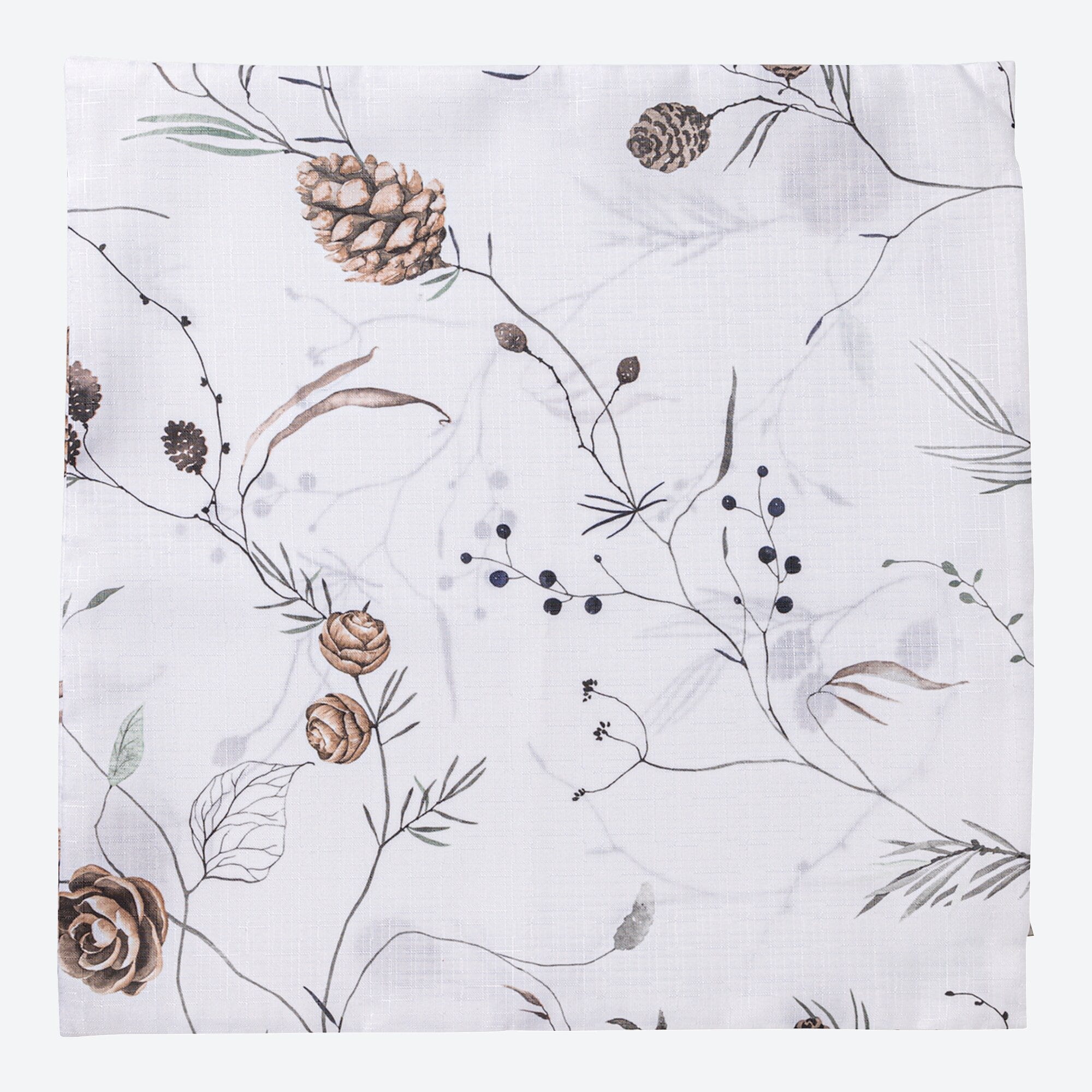 Kissenhülle in winterlichem Design, ca. 40x40cm
