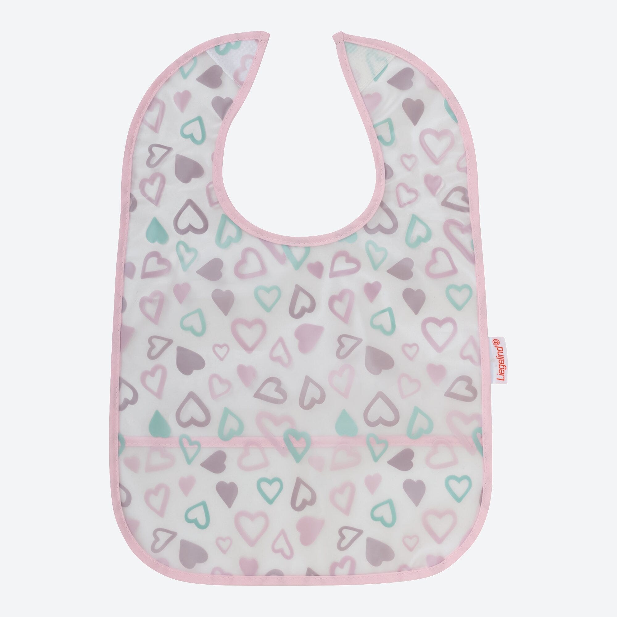Baby-Mädchen-Lätzchen mit Auffangtasche