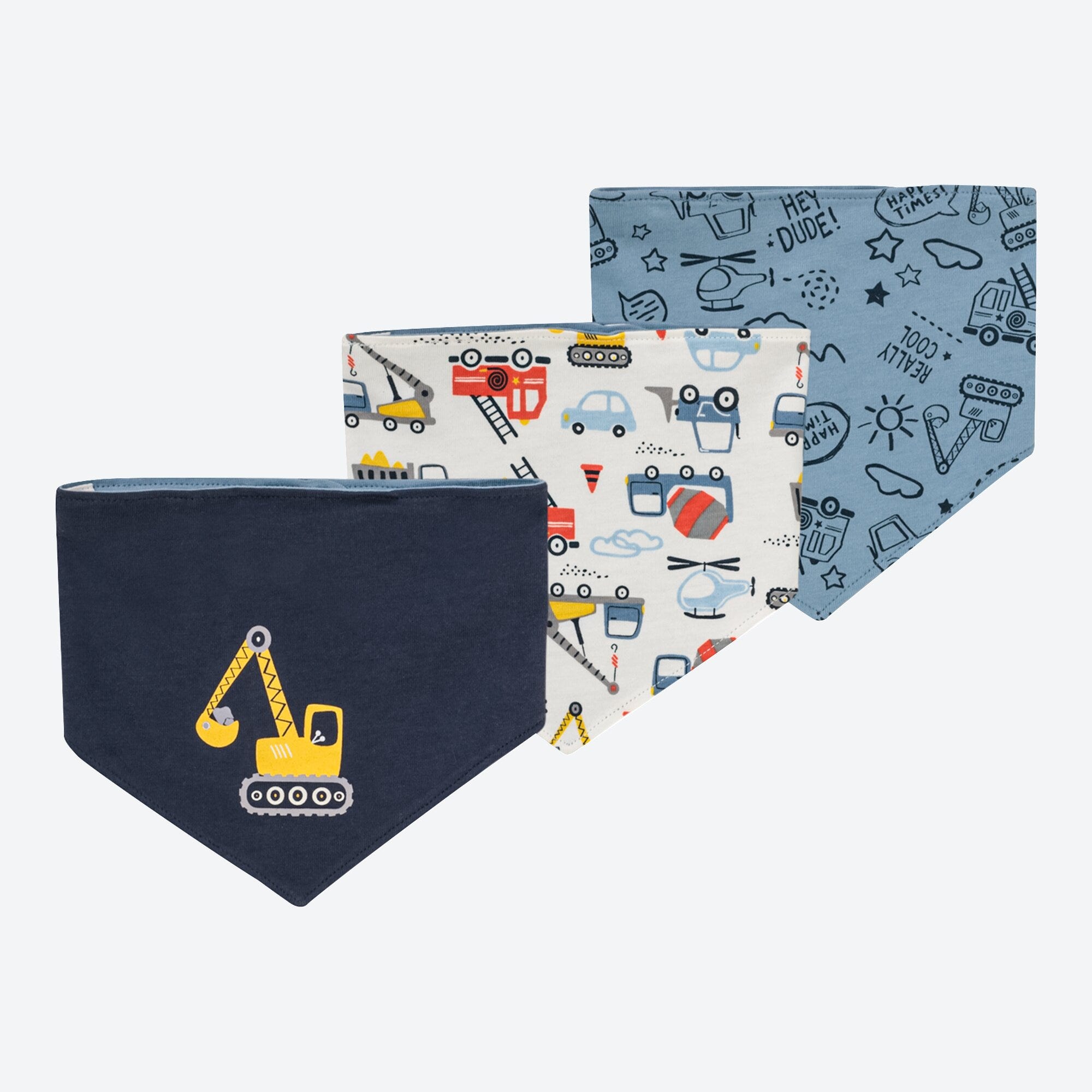 Baby-Jungen-Tuch mit unterschiedlichen Mustern, 3er-Pack