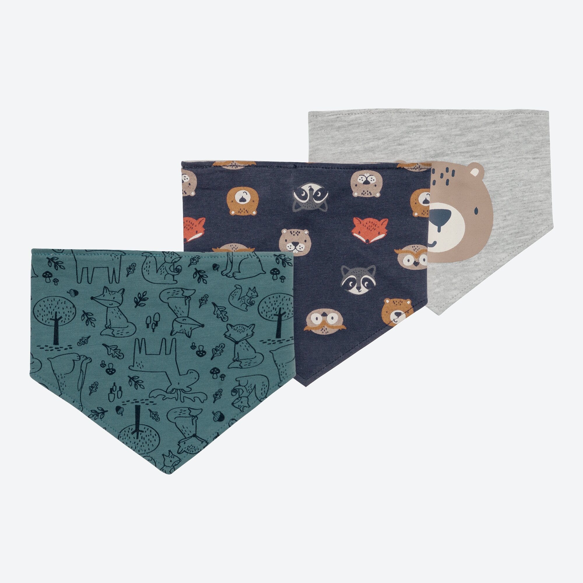 Baby-Jungen-Tuch mit verschiedenen Designs, 3er-Pack