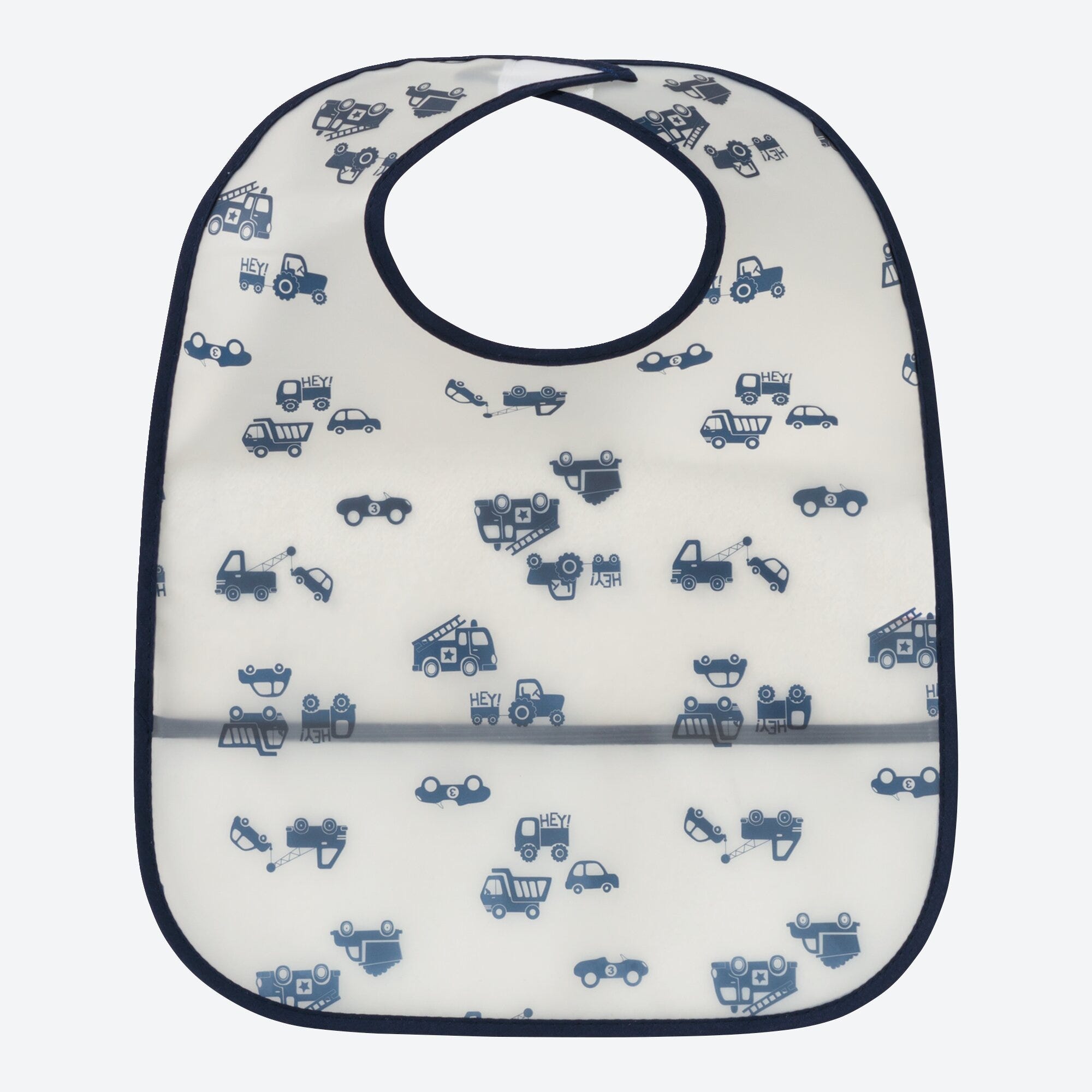 Baby-Jungen-Lätzchen mit Auffangtasche