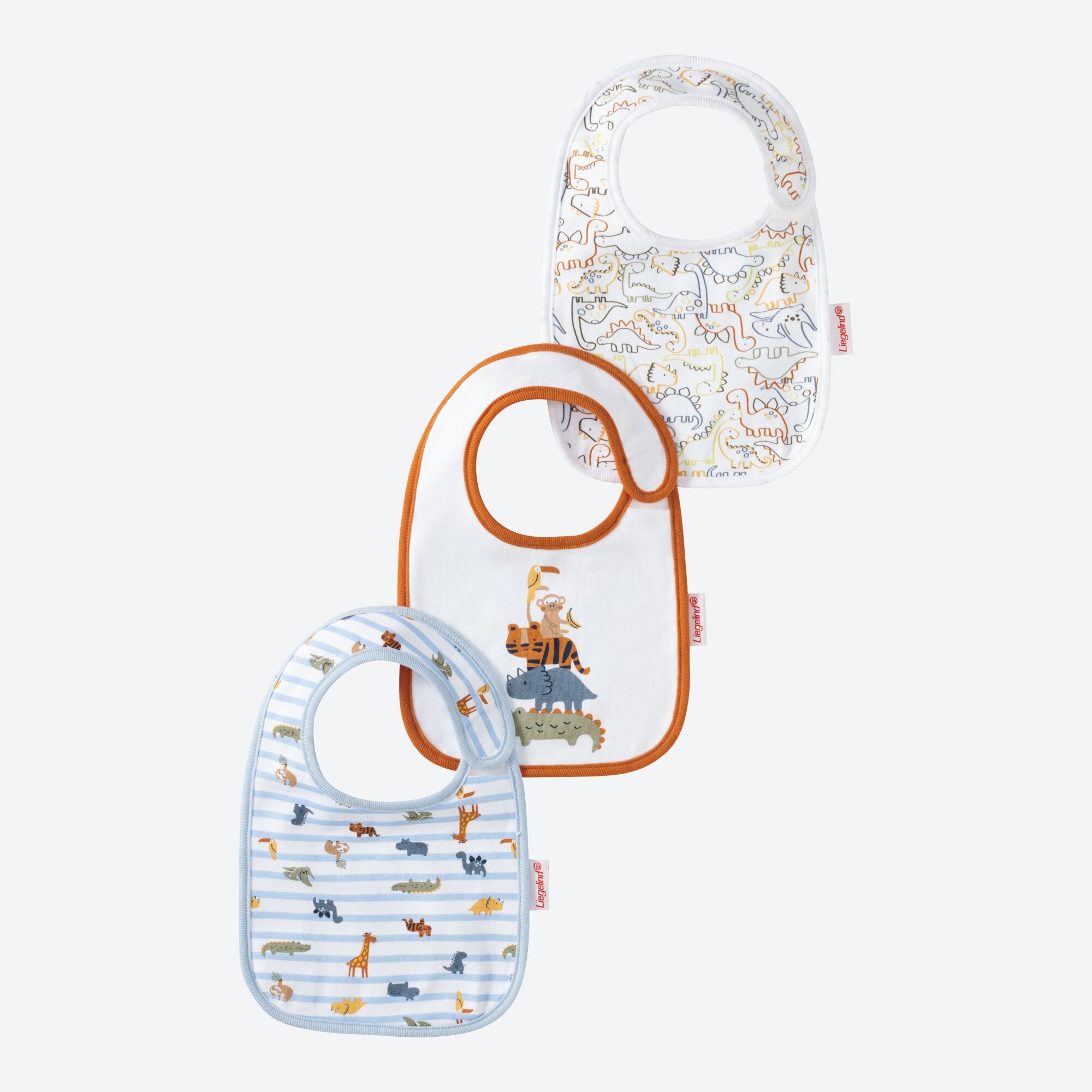 Baby-Jungen-Lätzchen, 3er-Pack