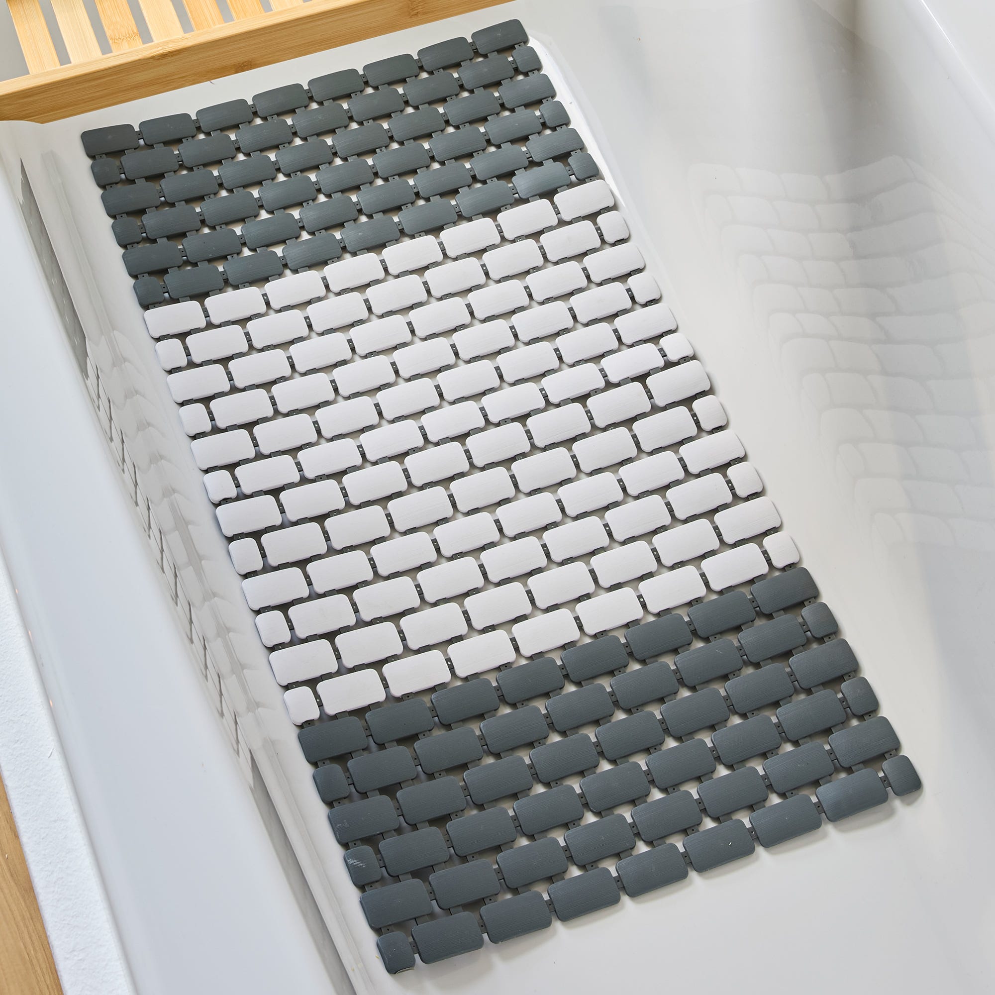 Deluxe-Badewannenmatte mit Saugnäpfen, ca. 73x40cm