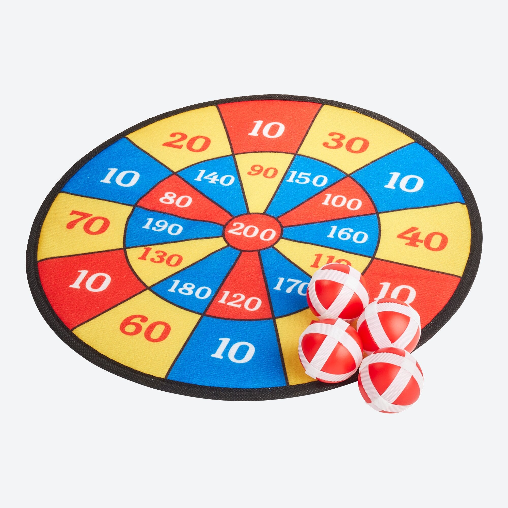 Spielzeug-Dartspiel mit 4 Klettbällen, Ø ca. 35cm