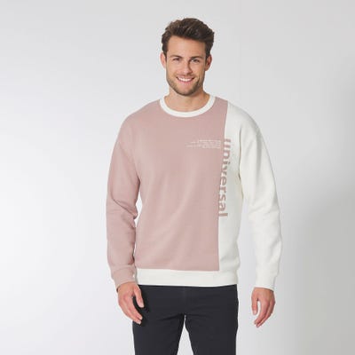 Herren-Sweatshirt mit Farbblock-Design