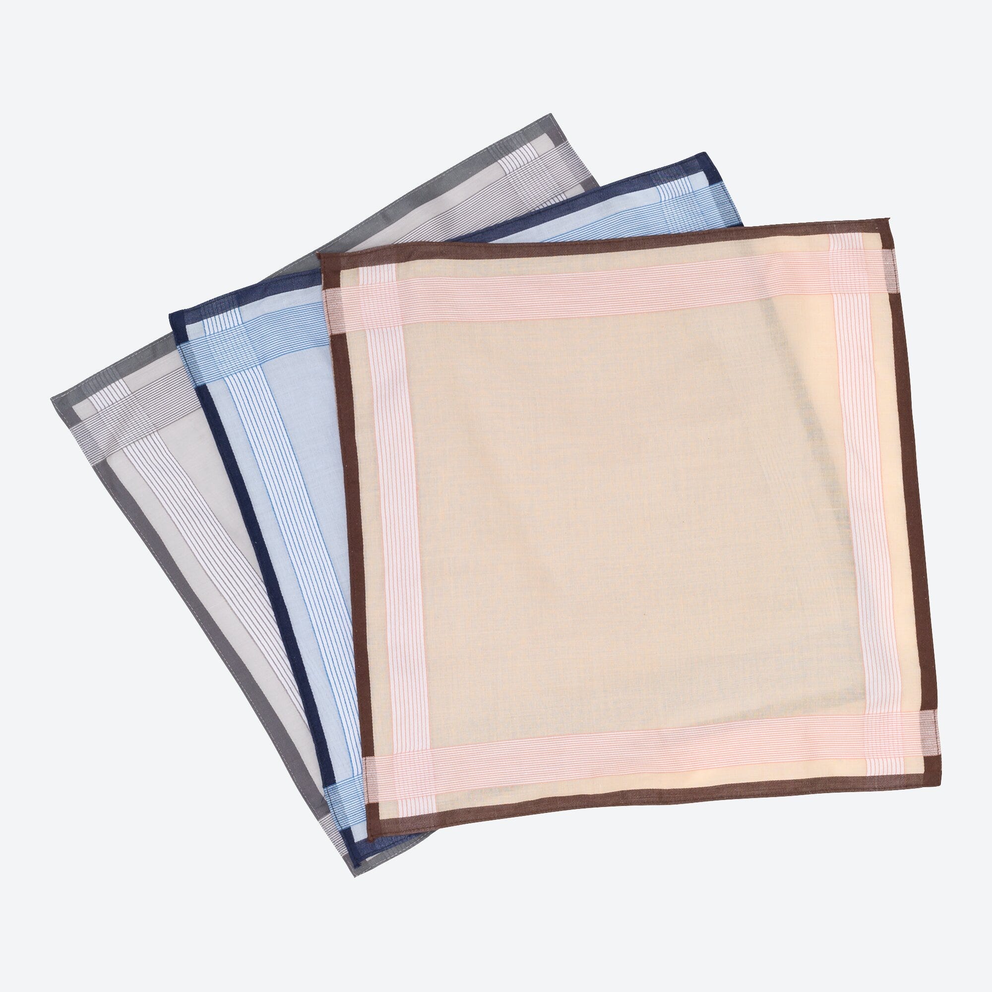 Herren-Taschentuch, 3er-Pack
