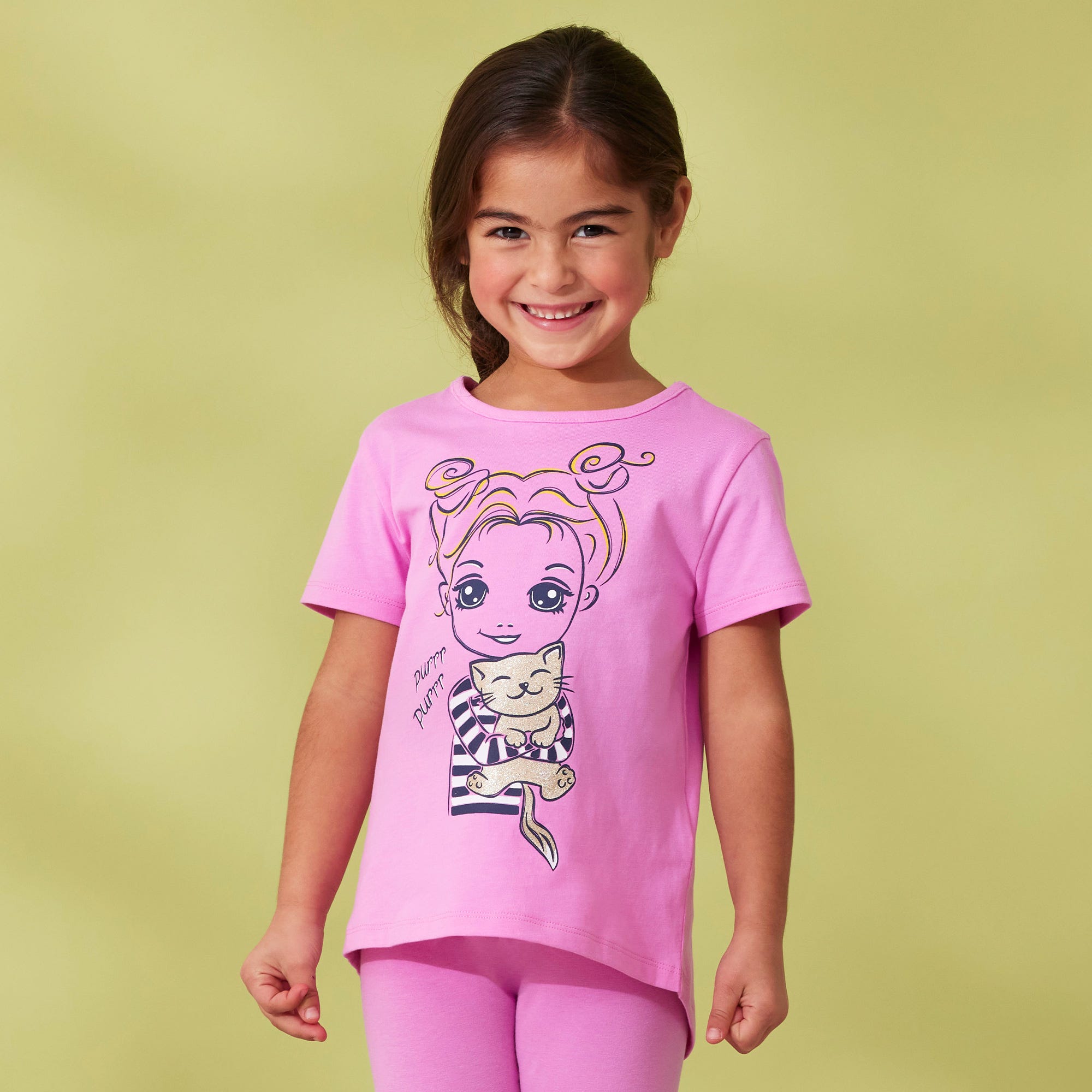 Mädchen-T-Shirt mit tollem Frontaufdruck