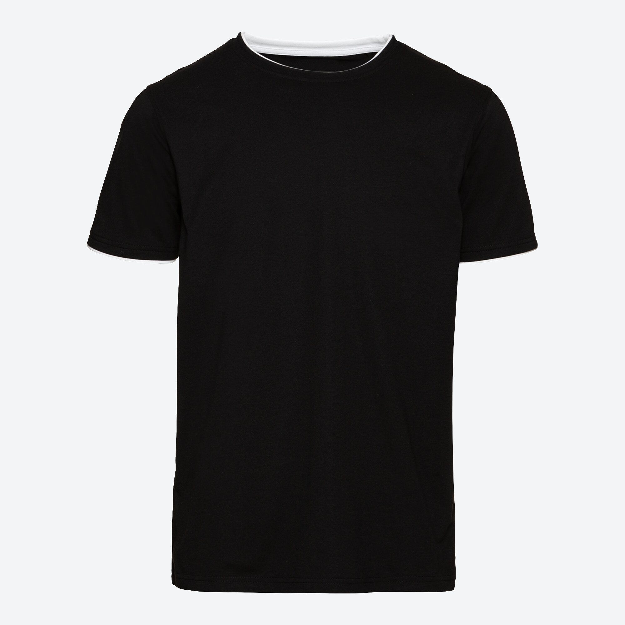 Herren-T-Shirt in Layer-Optik
