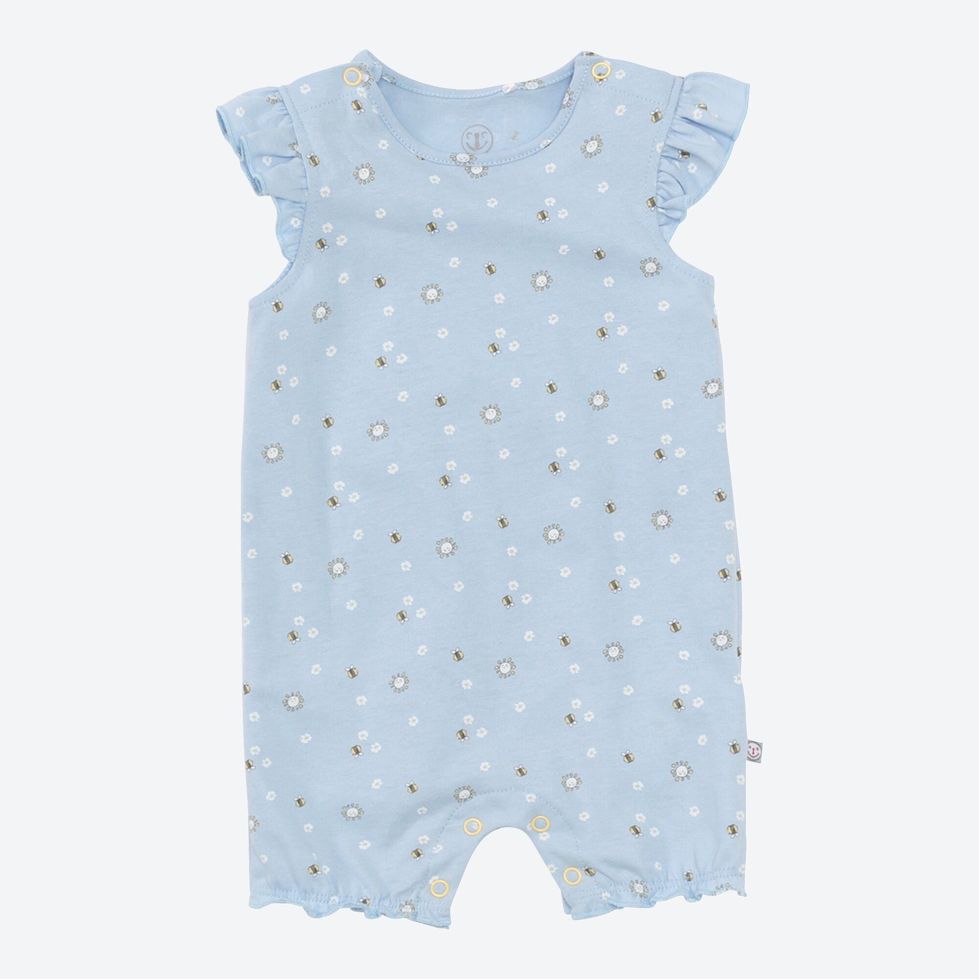 Baby-Mädchen-Strampler mit sommerlichem Muster