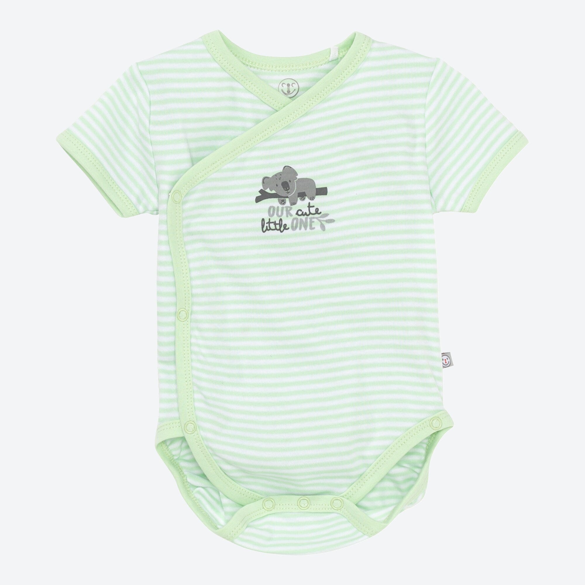 Baby-Wickelbody mit Streifenmuster