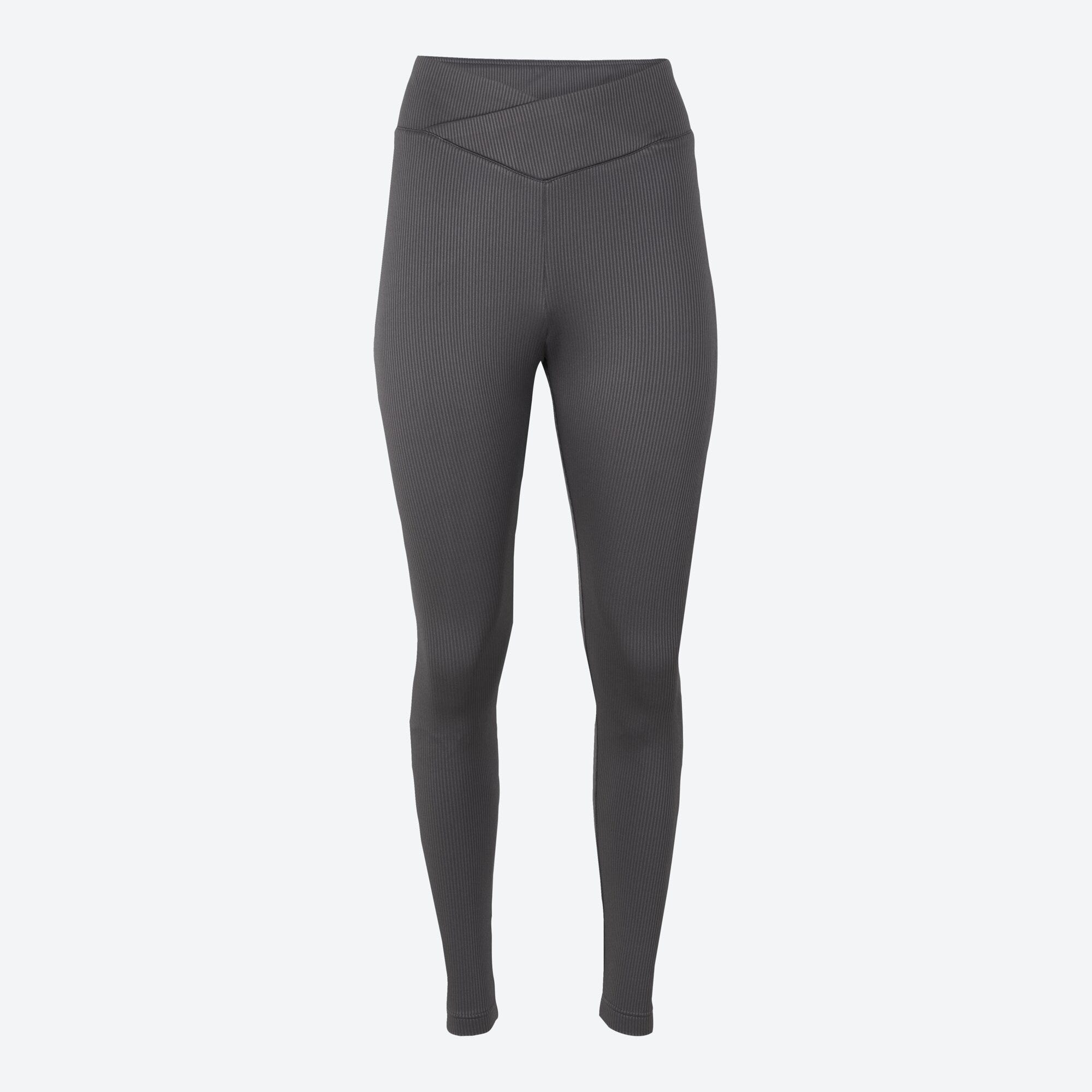 Damen-Homewear-Leggings in Rippen-Optik