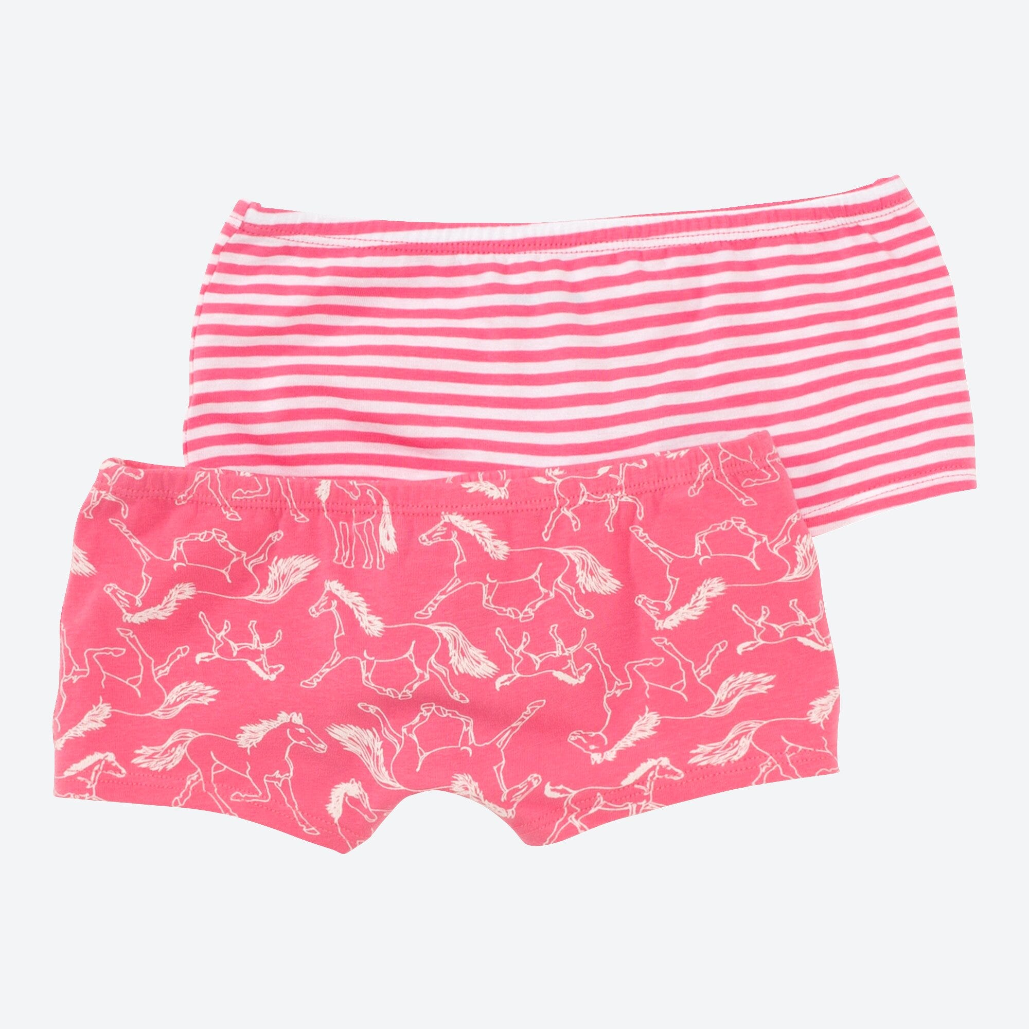 Mädchen-Panty mit Pferde-Muster, 2er-Pack