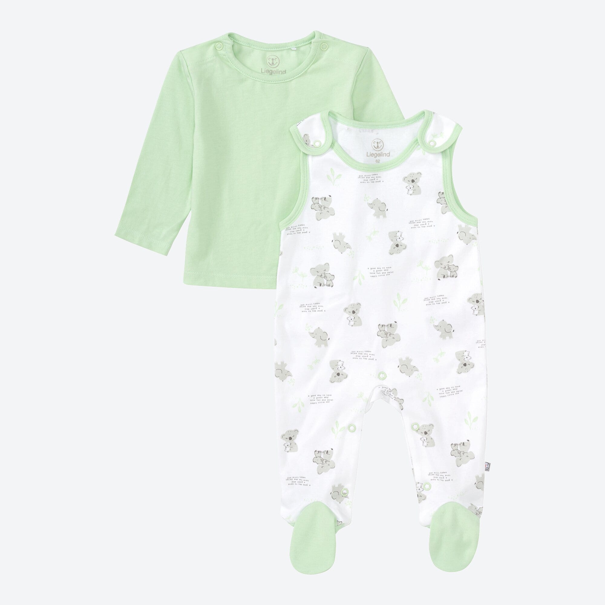 Baby-Strampler-Set mit Koala-Design, 2-teilig