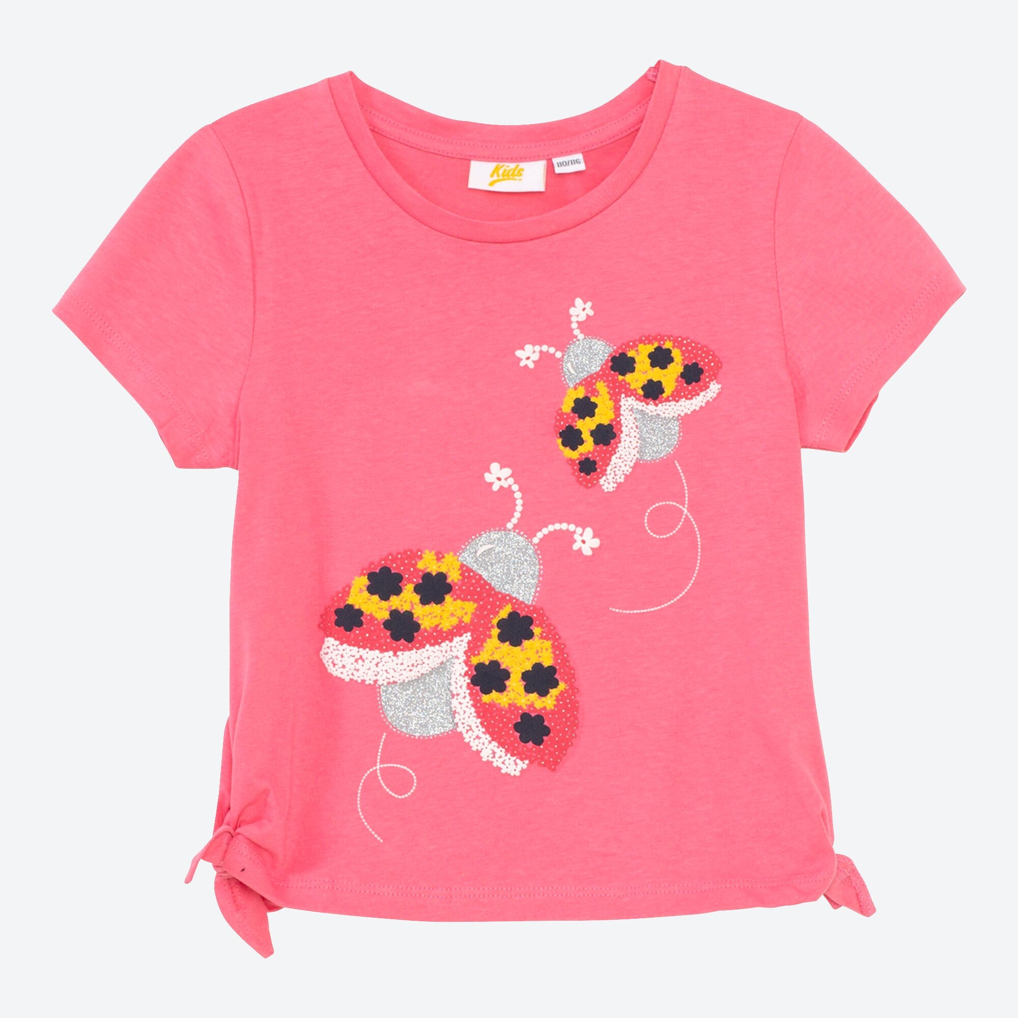 Mädchen-T-Shirt mit Marienkäfer-Design
