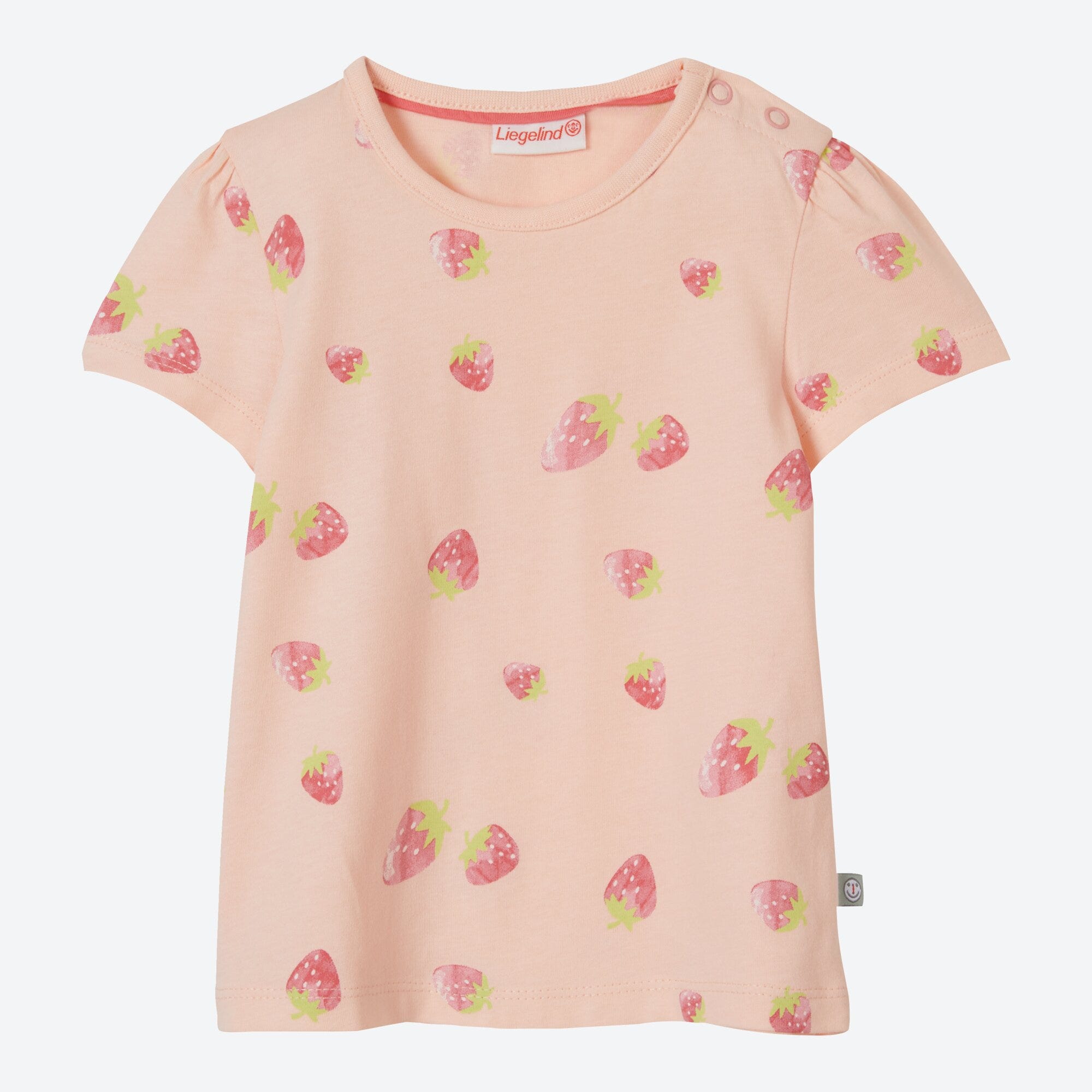 Baby-Mädchen-T-Shirt mit Erdbeer-Muster