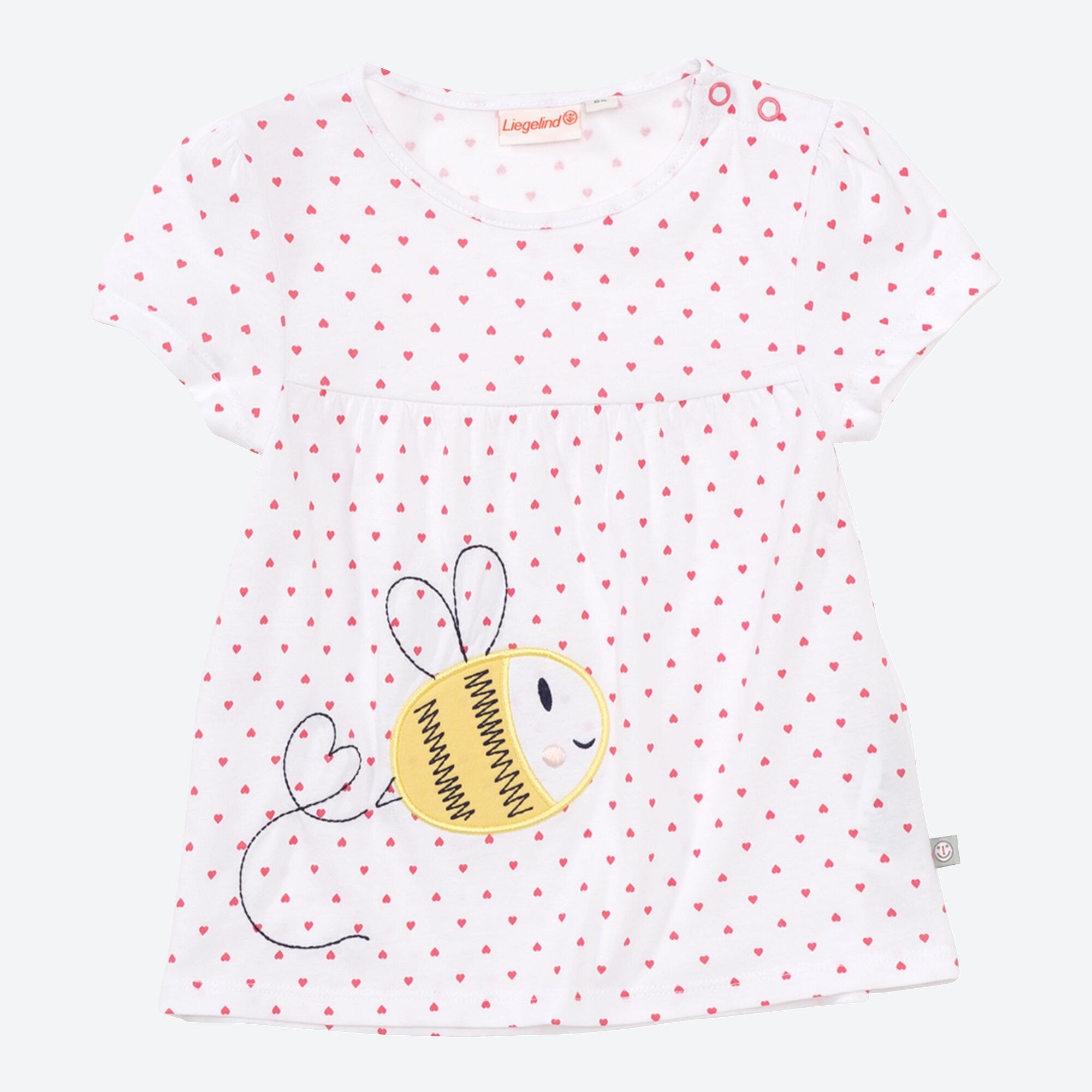 Baby-Mädchen-T-Shirt mit Bienen-Applikation