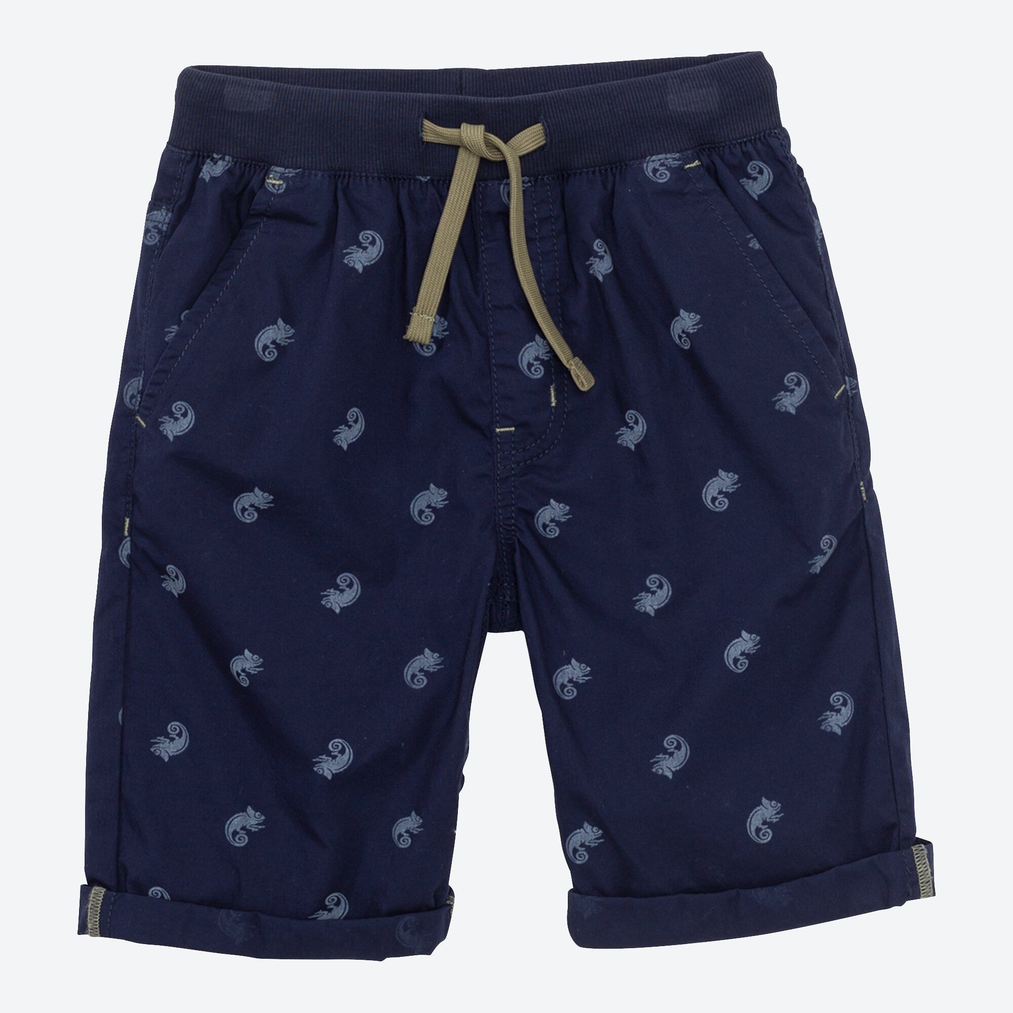 Jungen-Bermudas mit Chamäleon-Muster