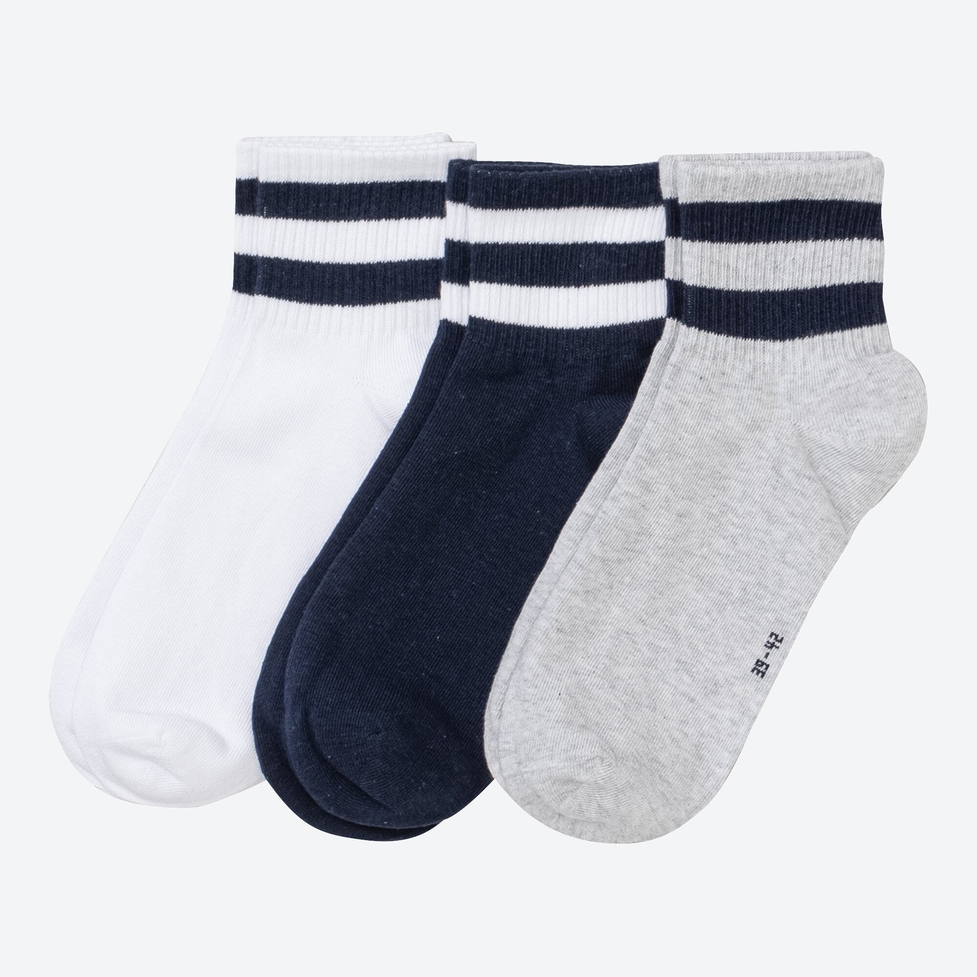 Herren-Kurzschaft-Sportsocken, 3er-Pack