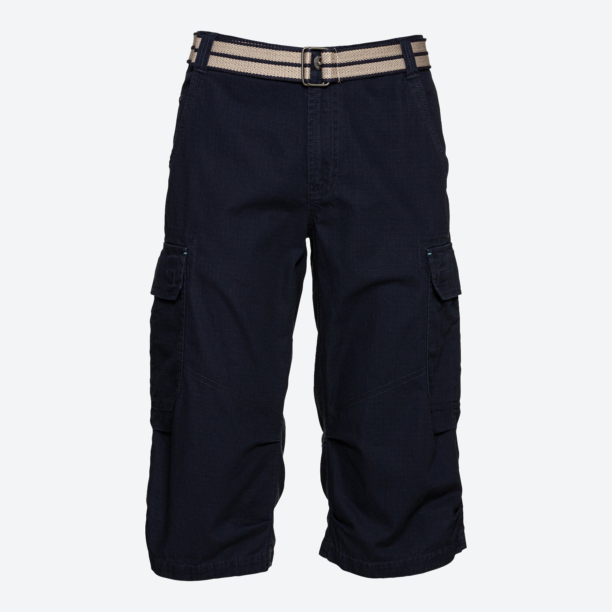 Herren-Bermudas mit gestreiftem Gürtel