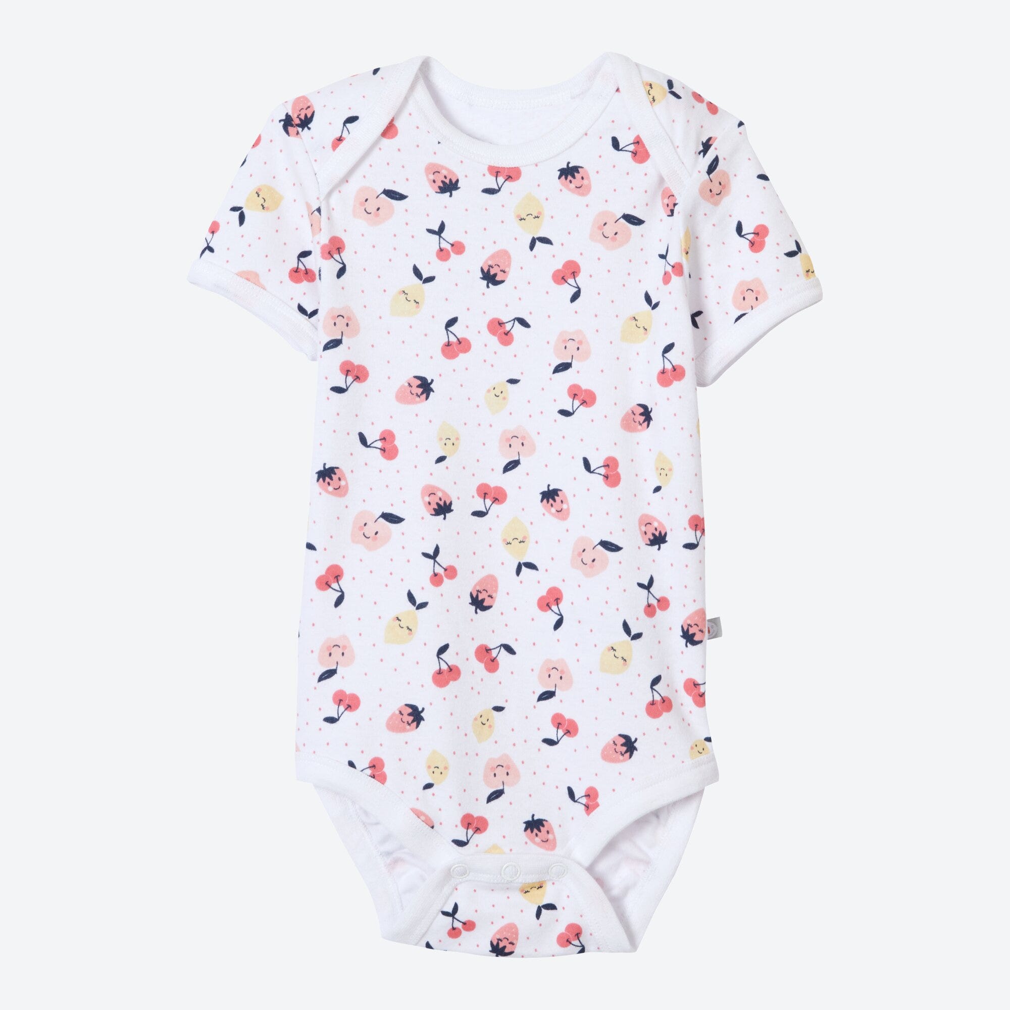 Baby-Mädchen-Body mit Früchte-Muster