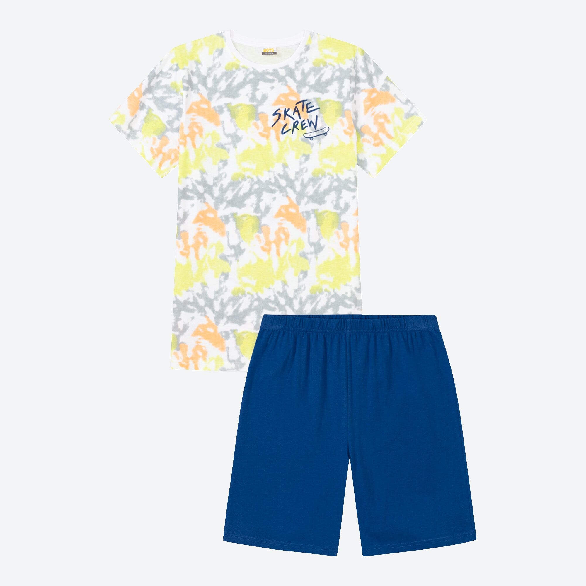Jungen-Shorty mit coolem Muster, 2-teilig