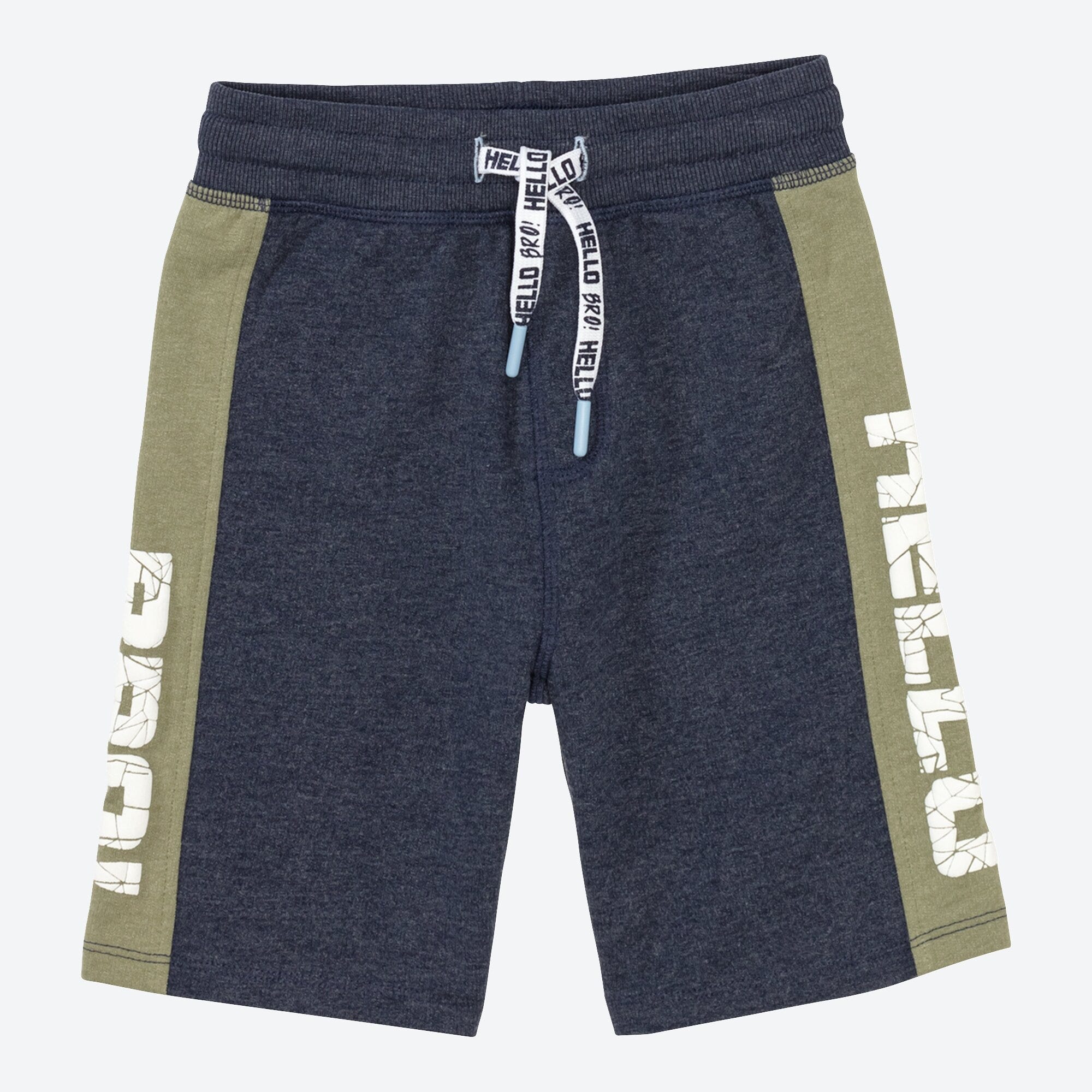 Jungen-Bermudas mit Melange-Optik