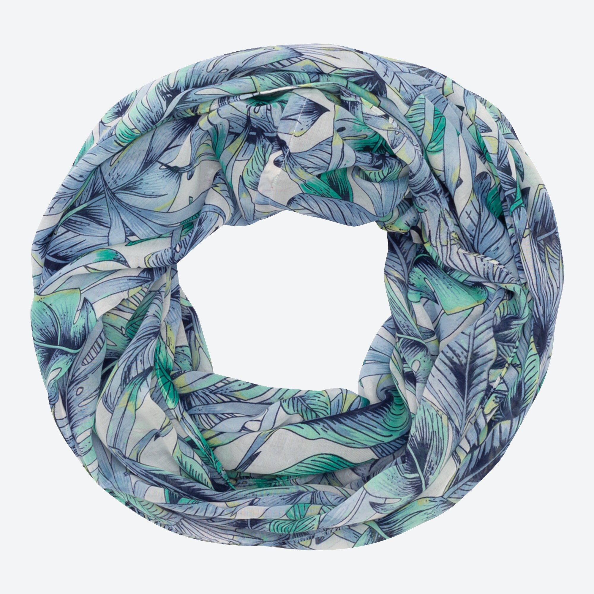 Damen-Loop-Schal mit Muster