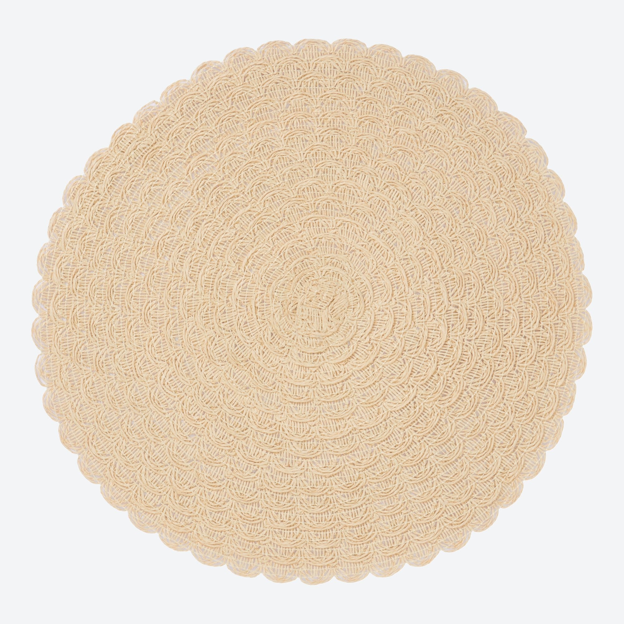 Platz-Set in Häkel-Optik, Ø ca. 38cm