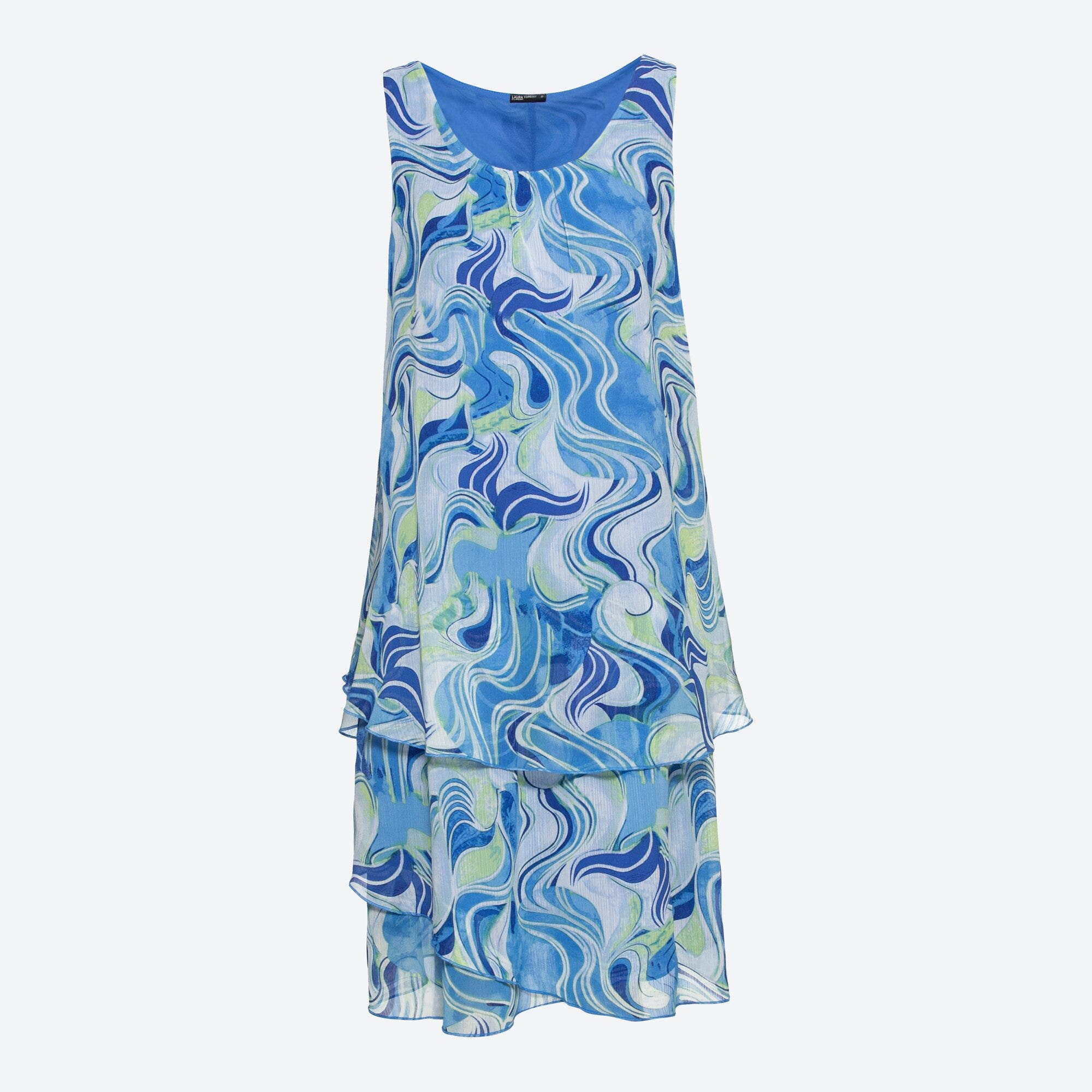Damen-Chiffonkleid mit modischem Muster