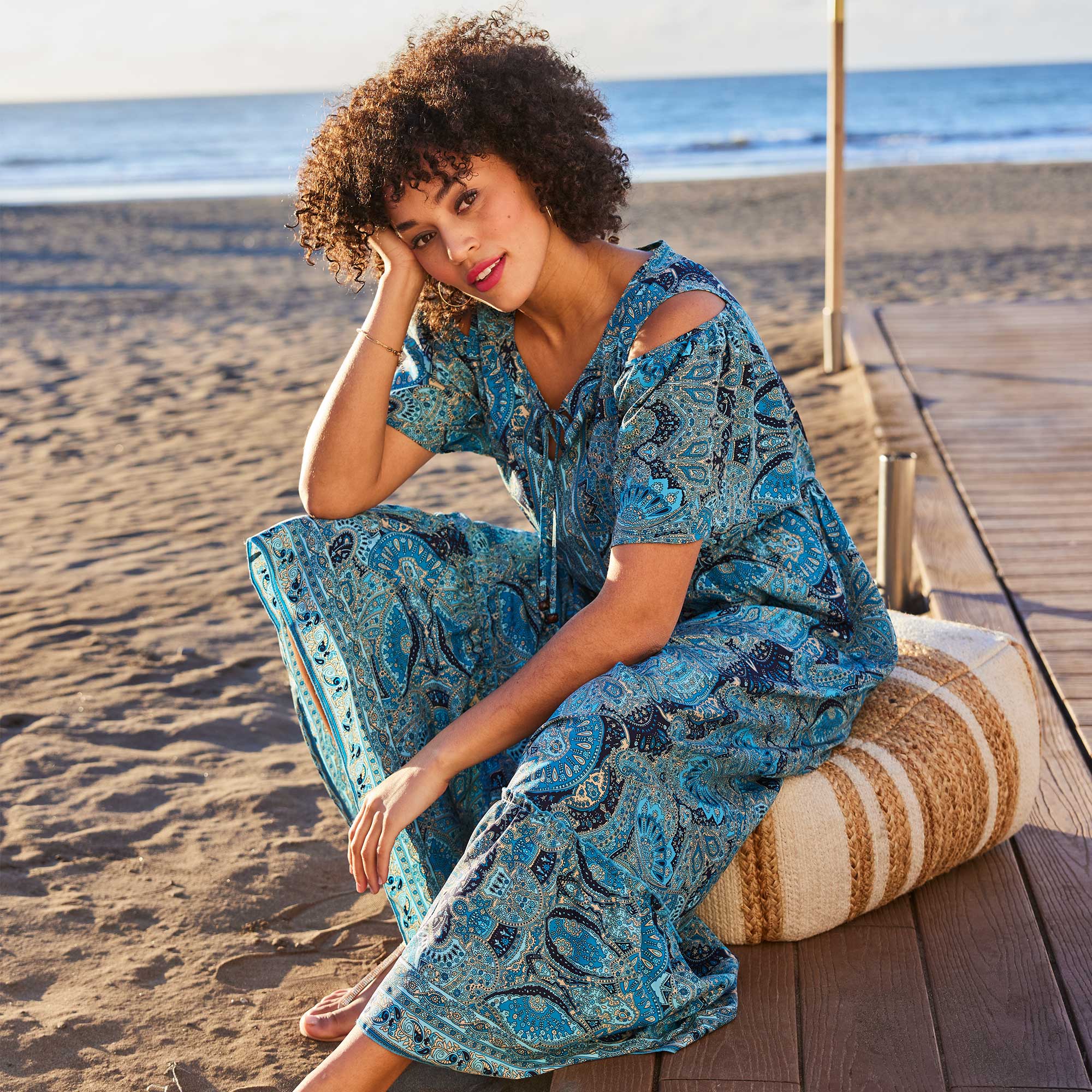 Damen-Kleid mit Cut-Outs