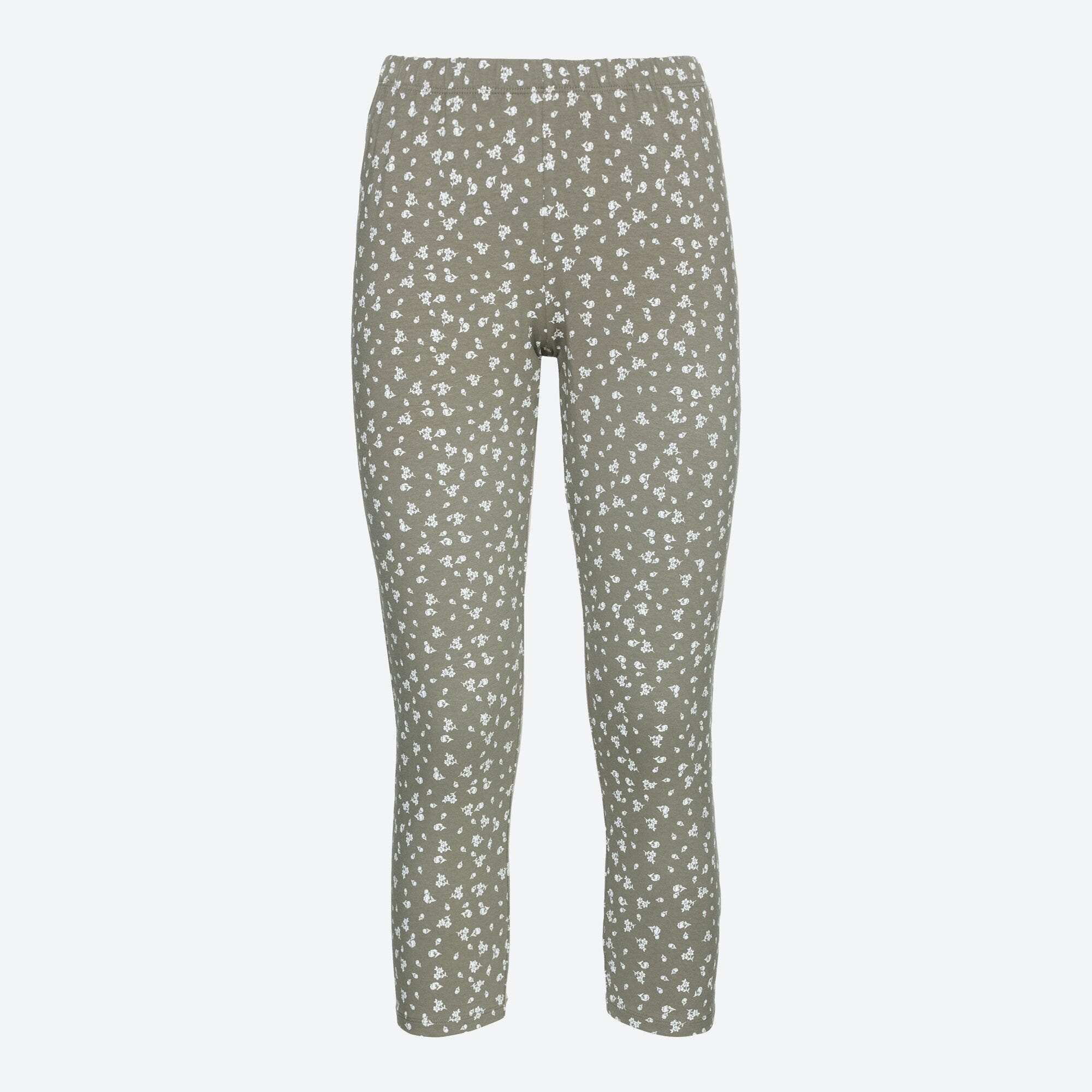 Damen-Caprileggings mit Blümchen-Muster