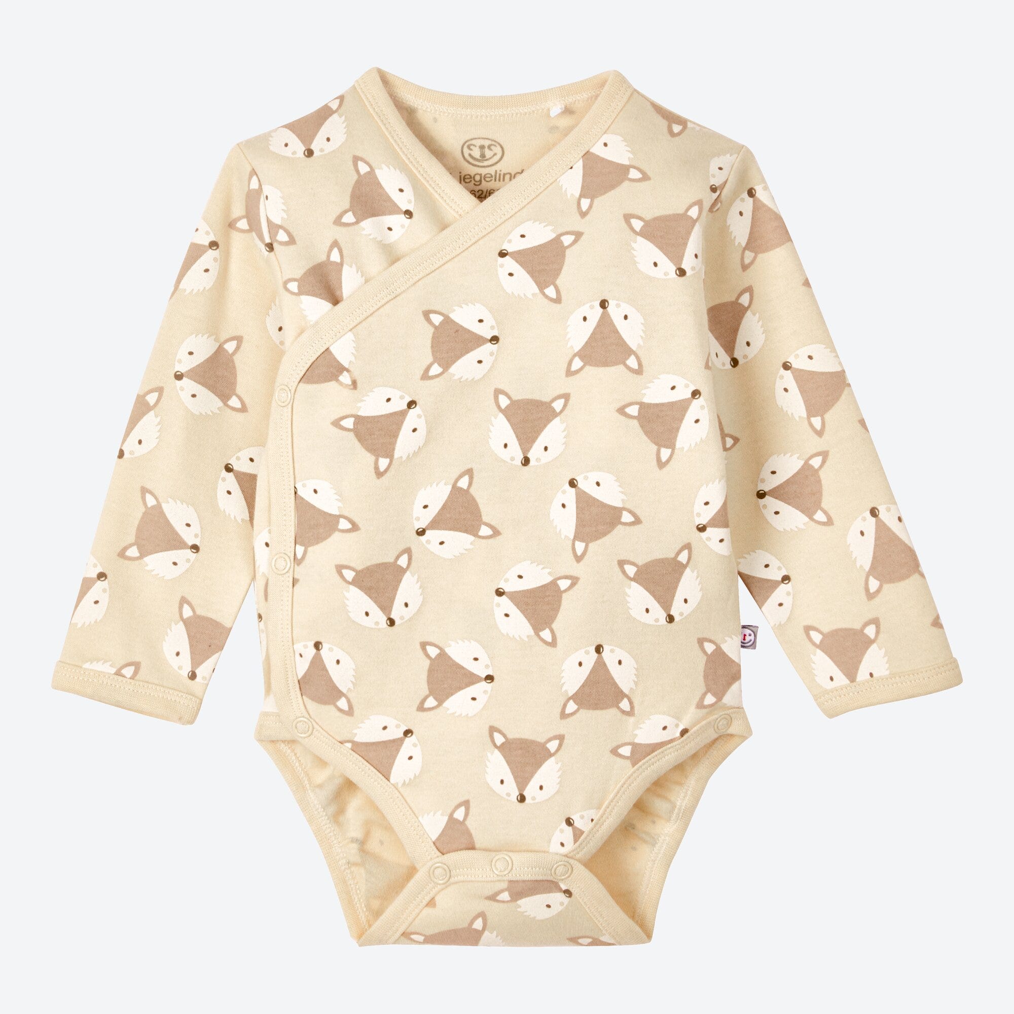 Baby-Jungen-Wickelbody mit Fuchs-Muster