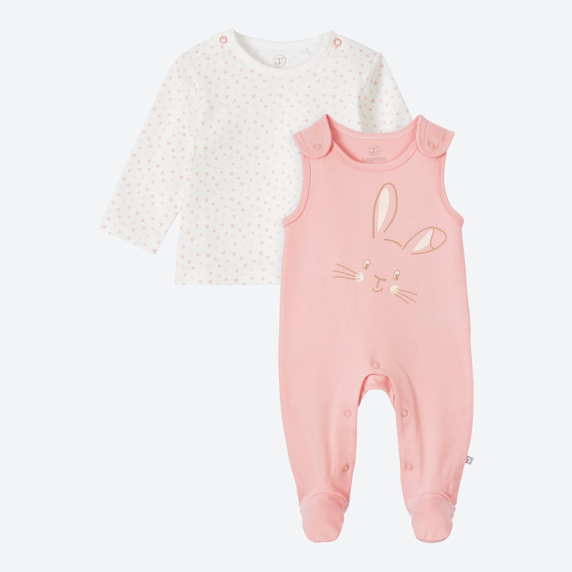 Baby-Mädchen-Strampler-Set, 2-teilig