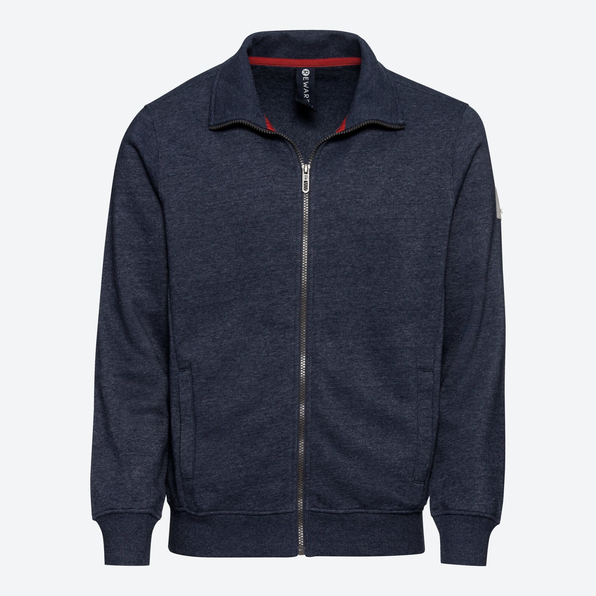 Herren-Sweatjacke in Melange-Optik