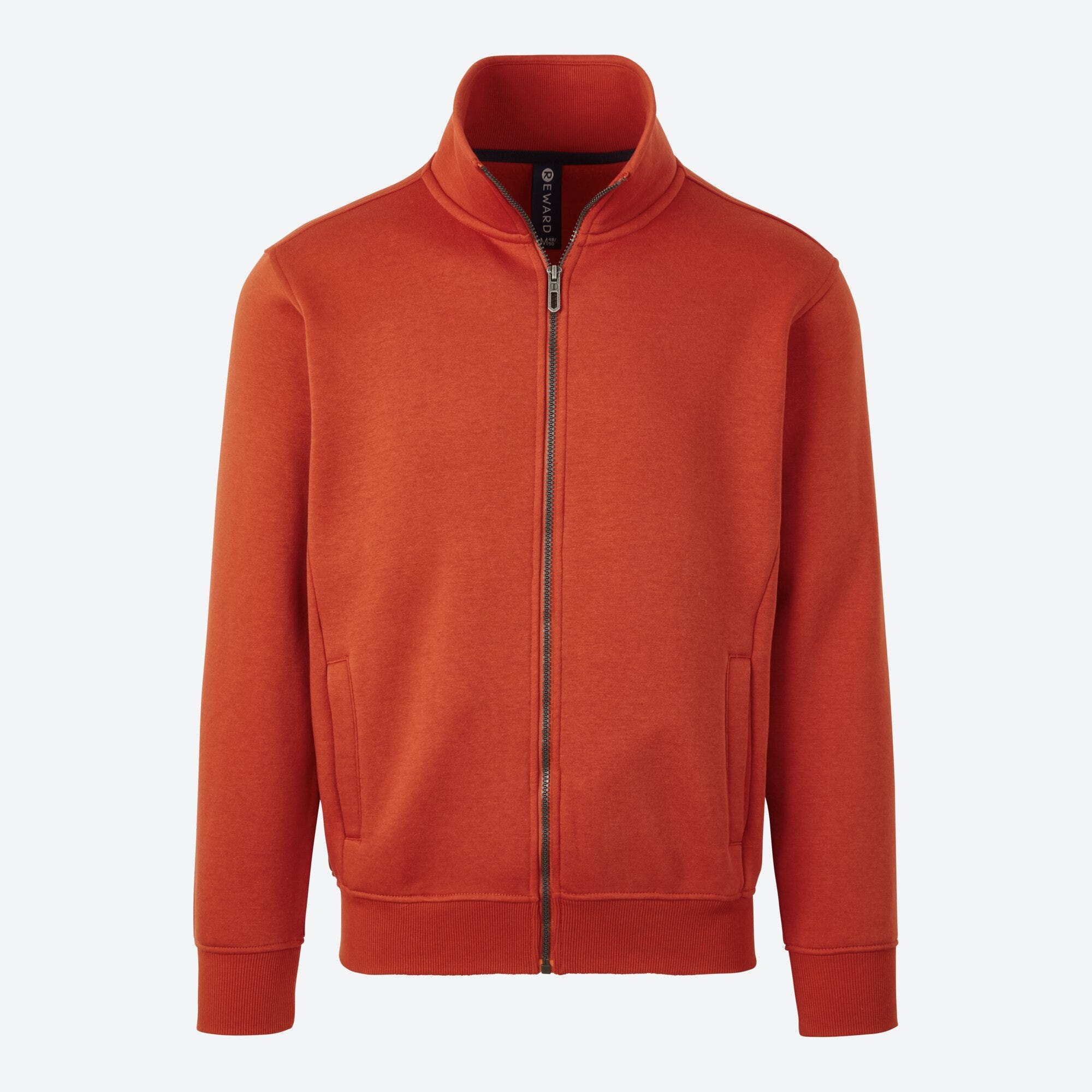 Herren-Sweatjacke mit Ripp-Bündchen