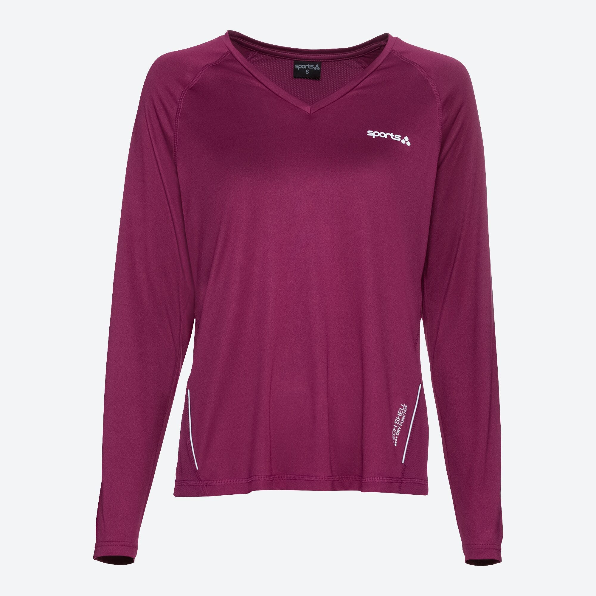 Damen-Fitness-Shirt mit Mesh-Einsätzen