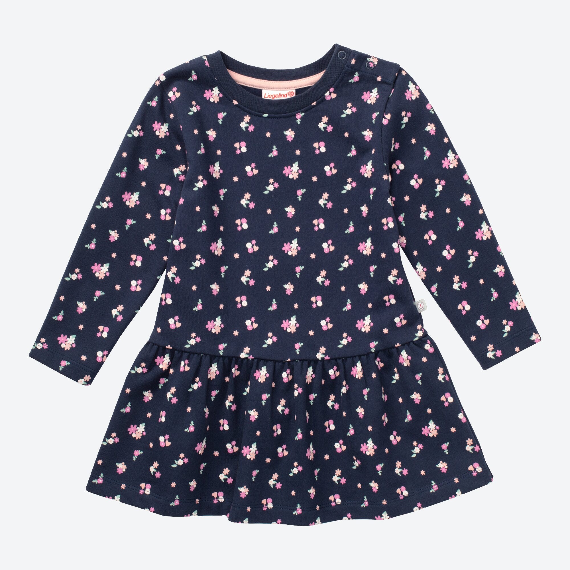Baby-Mädchen-Kleid mit Blumenmuster