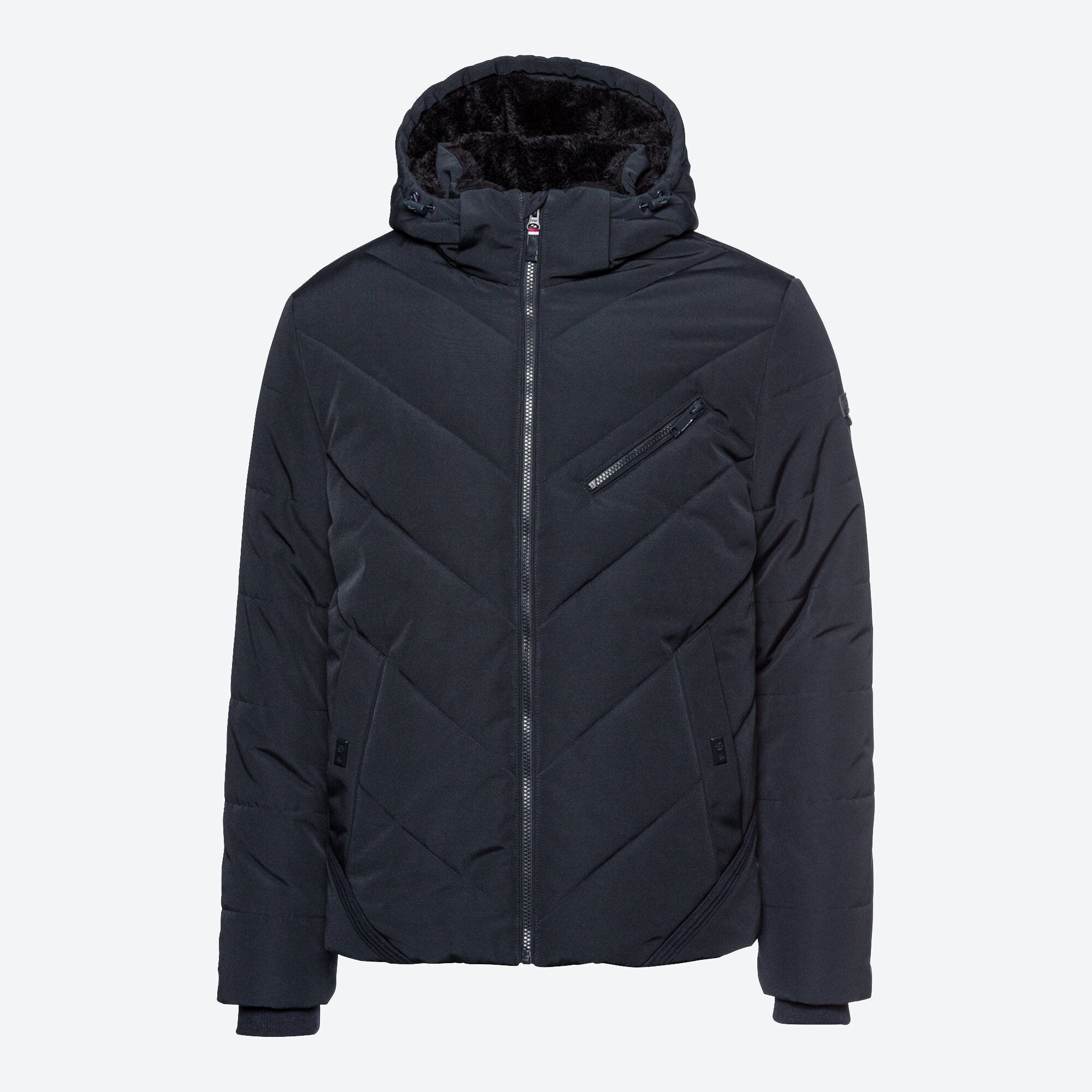 Herren-Jacke mit abnehmbarer Kapuze