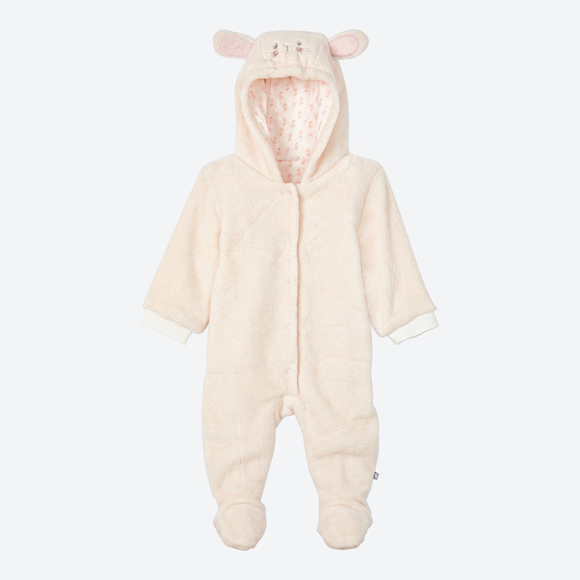 Baby-Mädchen-Overall mit Kapuze