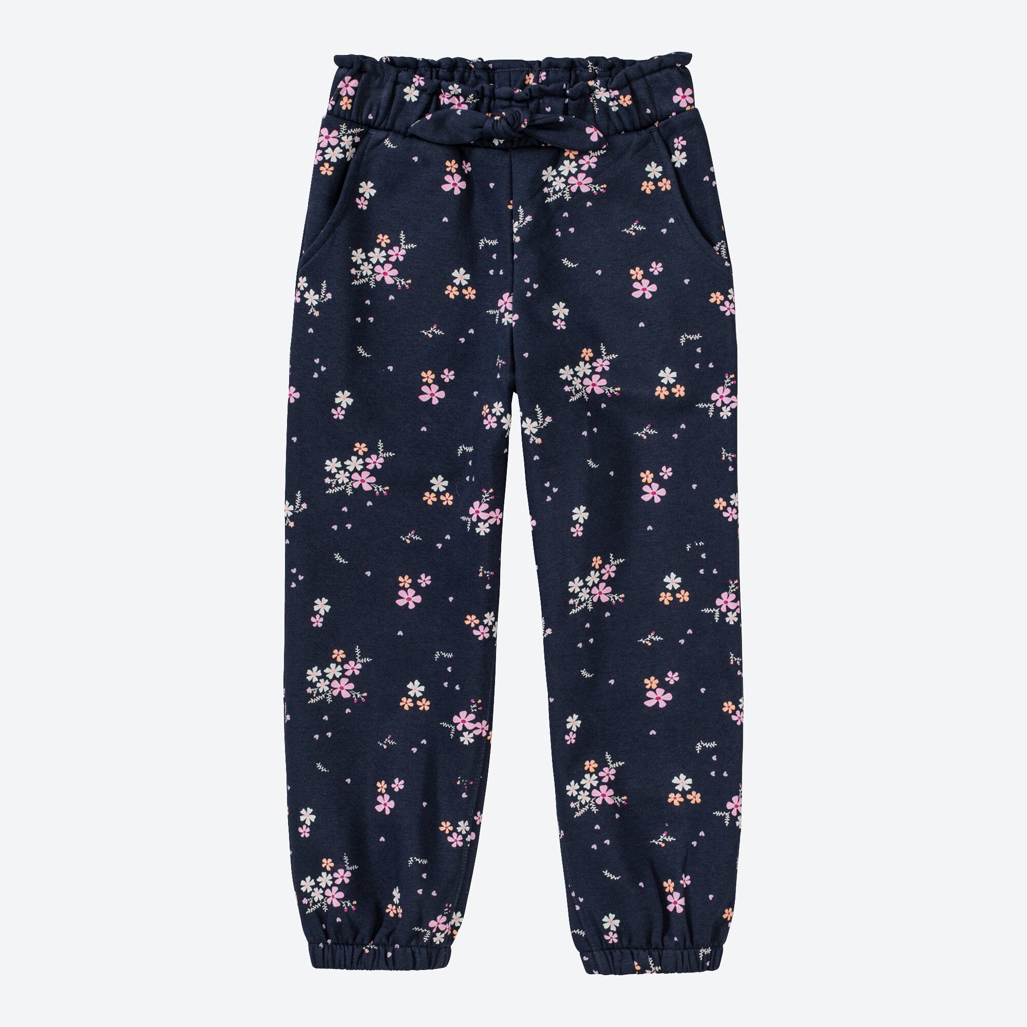 Mädchen-Jogginghose mit Blumenmuster