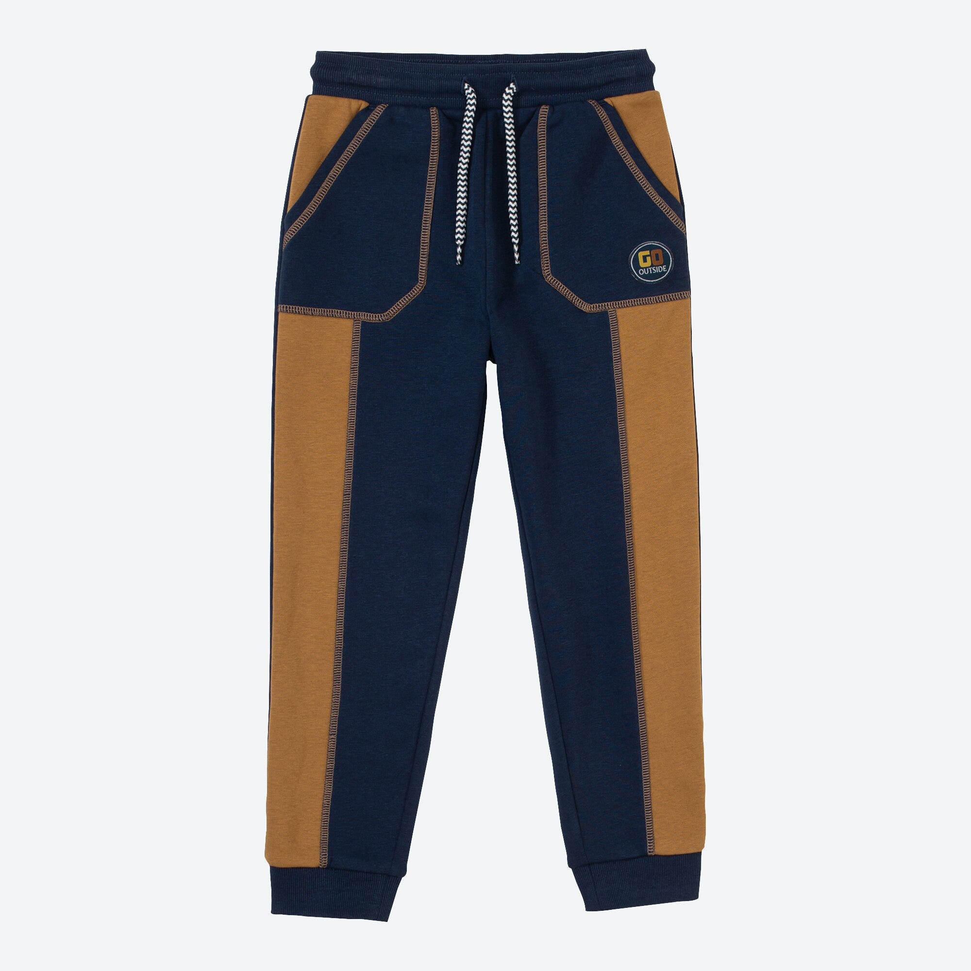 Jungen-Jogginghose mit Kontrast-Einsätzen