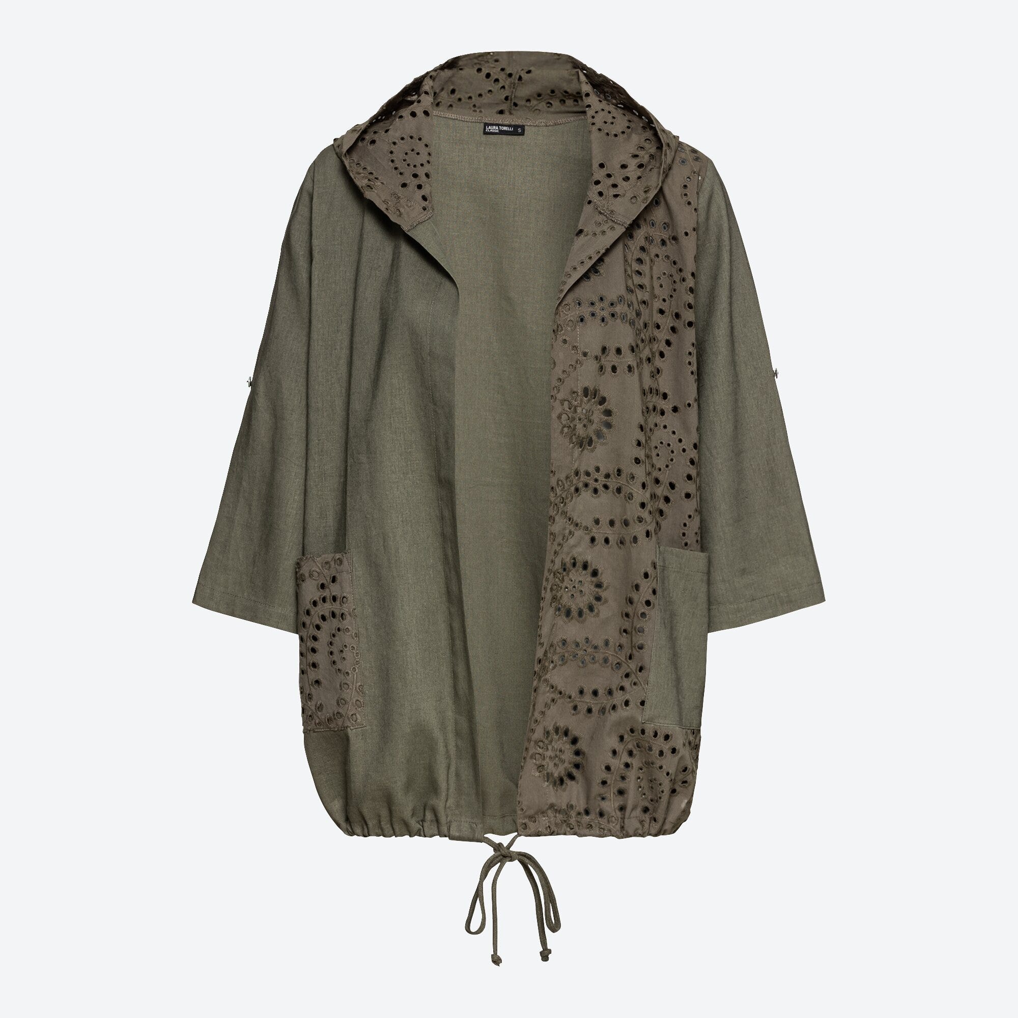Damen-Blazer mit Spitzen-Stickerei