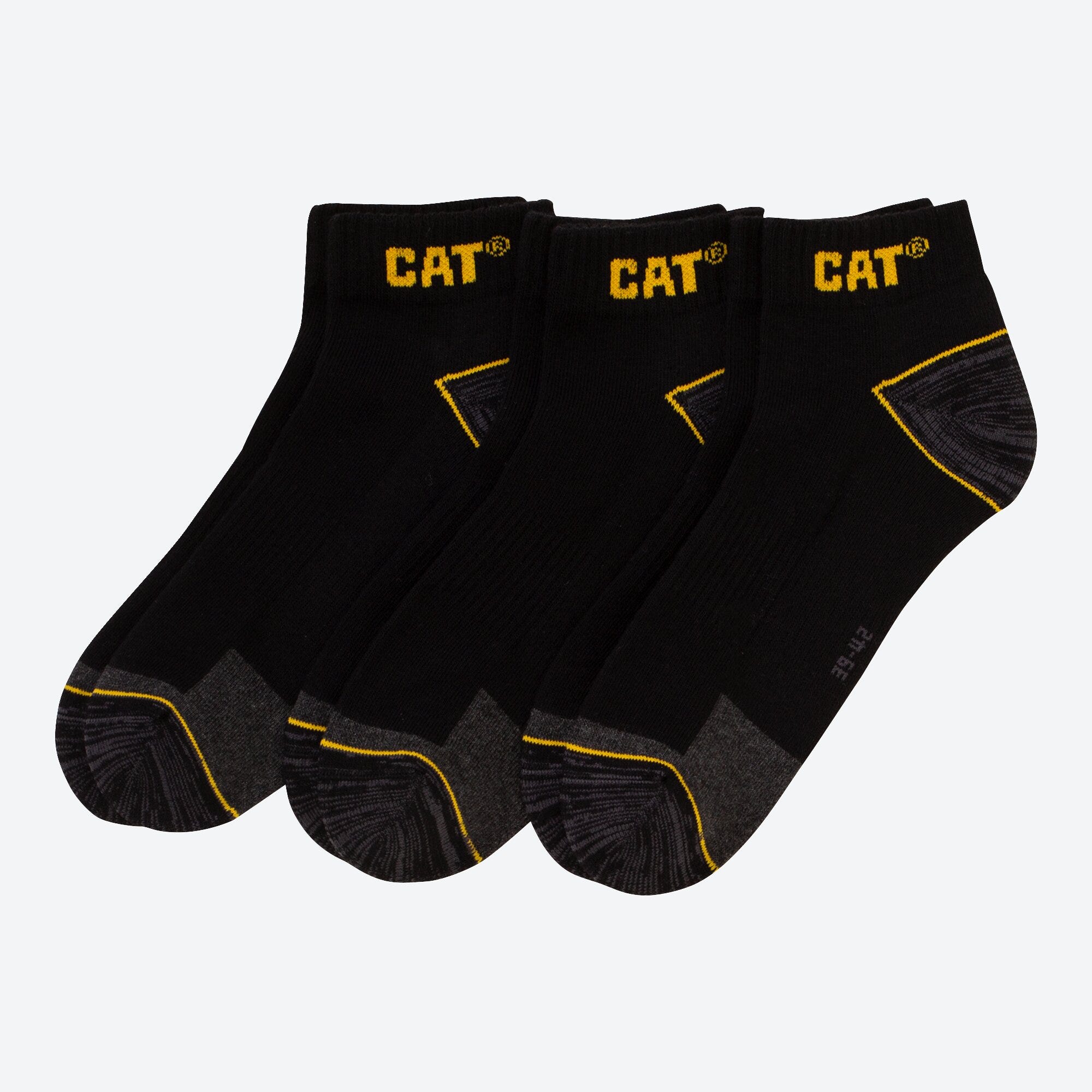 CAT® Herren-Arbeits-Sneakersocken, 3er-Pack