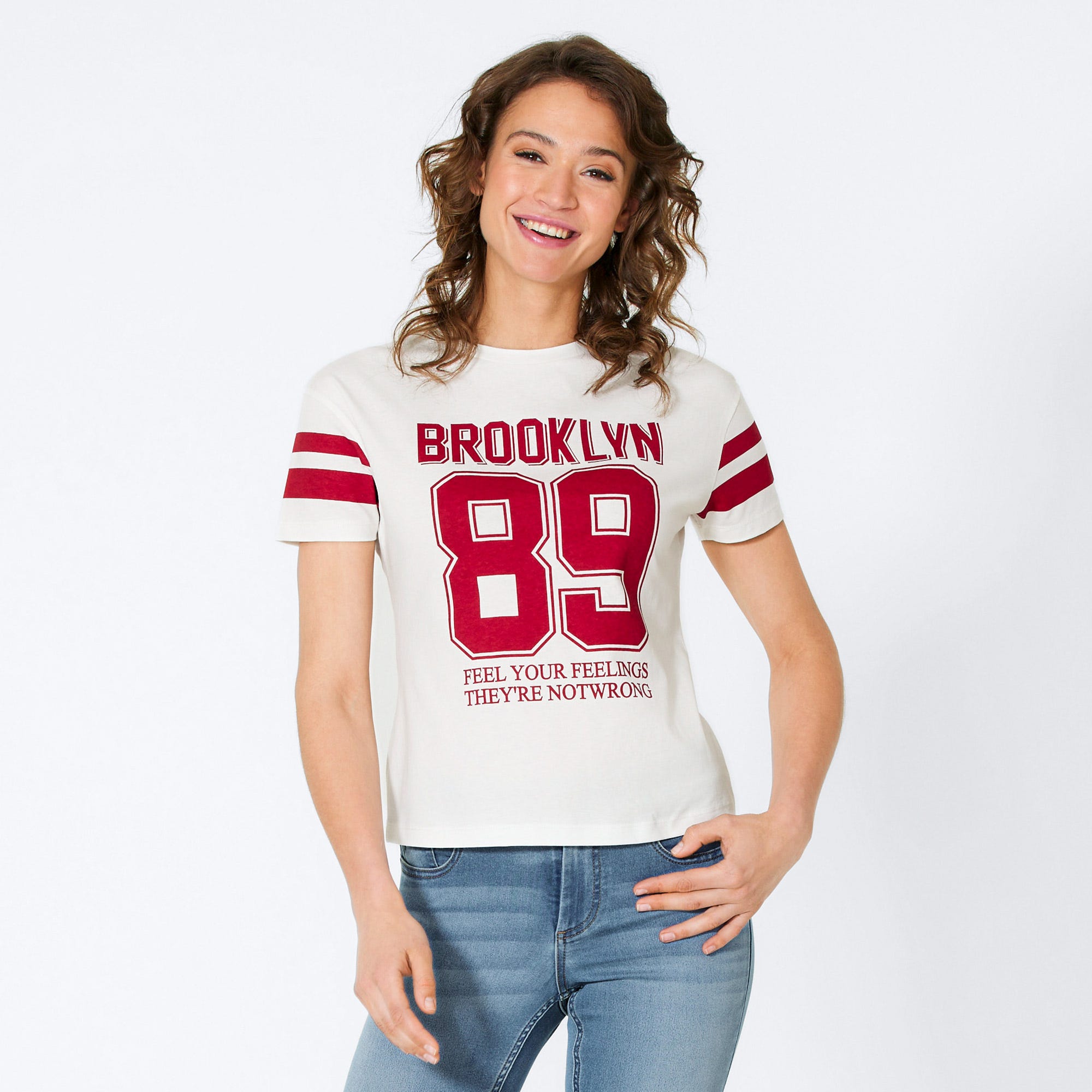 Damen-T-Shirt mit sportlichem Style