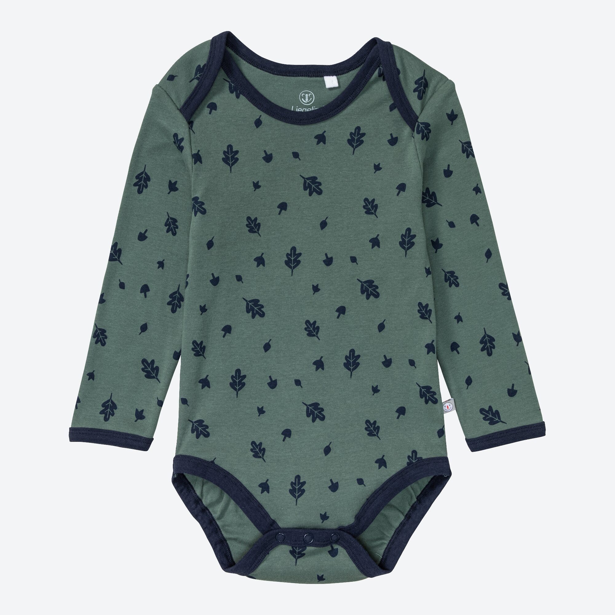 Baby-Jungen-Body mit Herbst-Muster